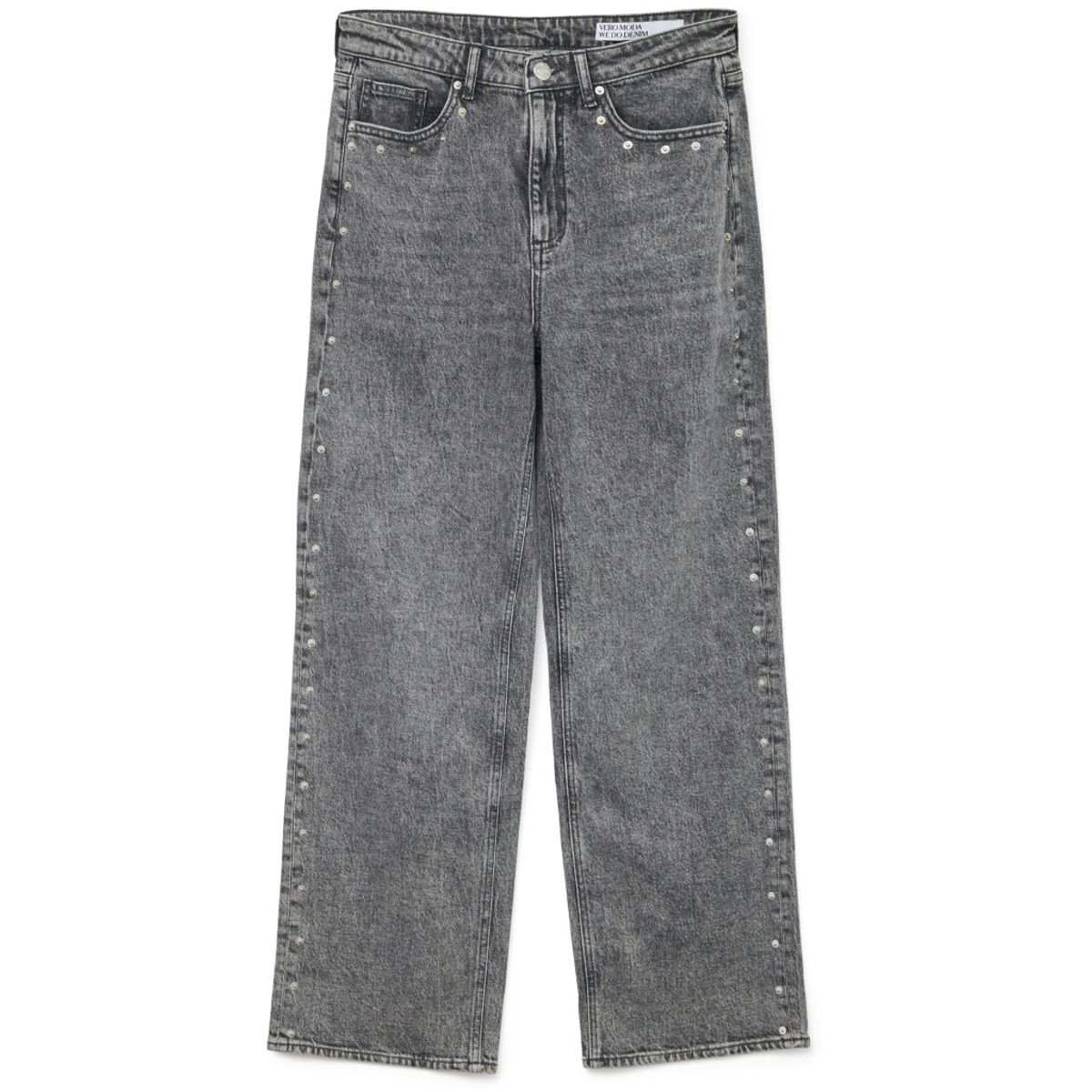 VERO MODA dame jeans VMTESSA - Medium Grey Denim RIVETS