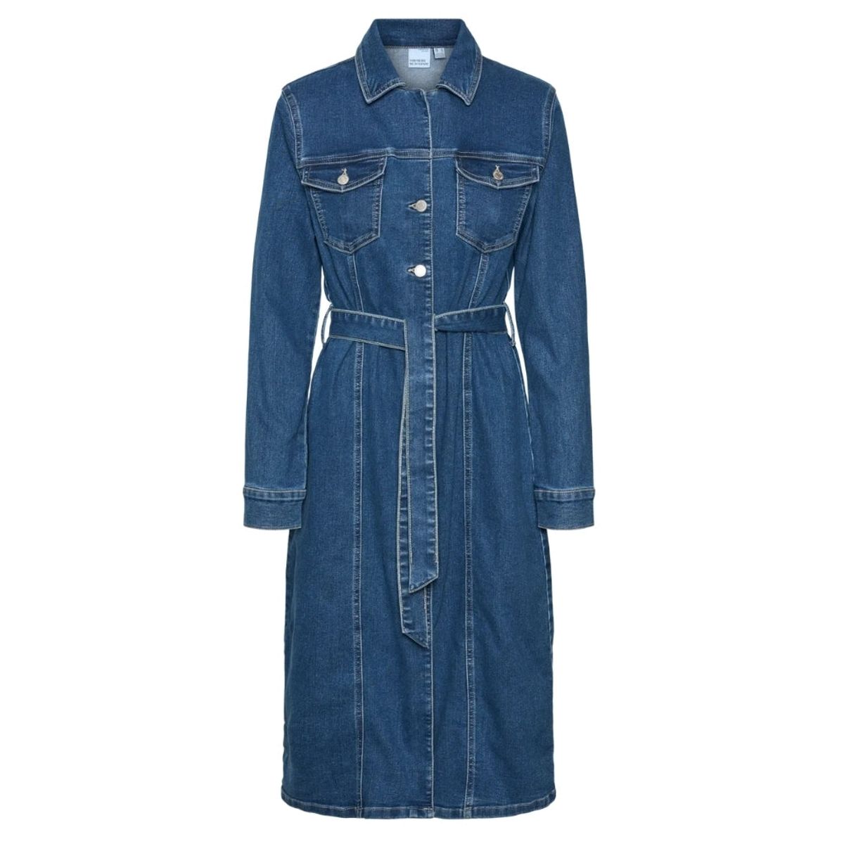 VERO MODA dame kjole VMTELLY - Medium blue denim