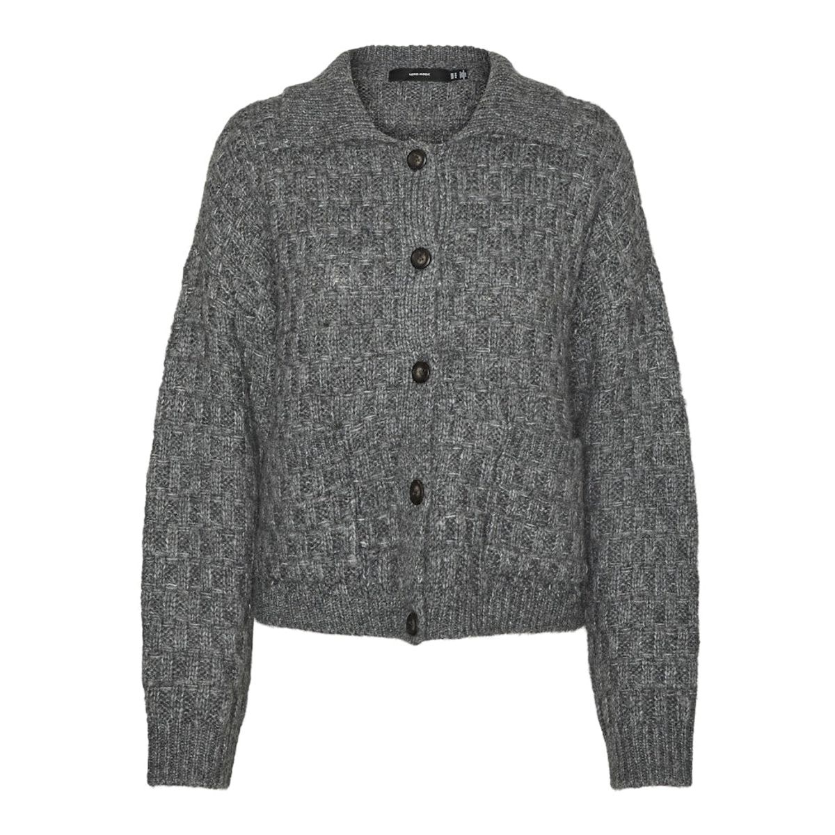 VERO MODA dame strik VMCARLIE - Medium grey melange