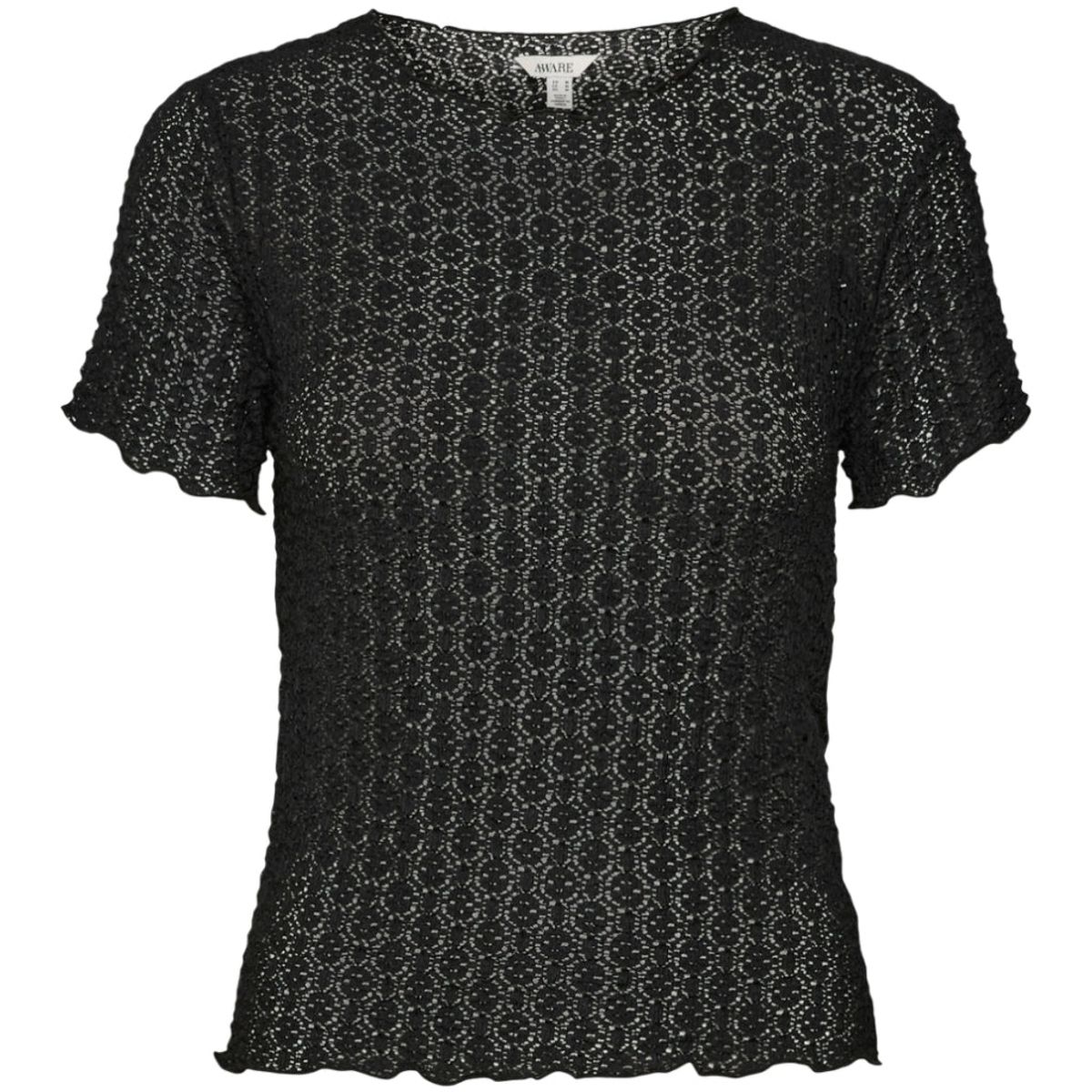 VERO MODA dame t-shirt VMSHELBY - Black