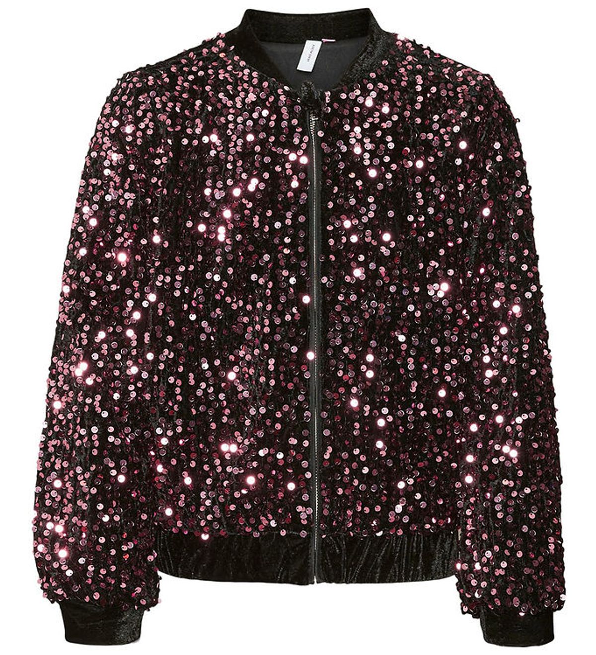 Vero Moda Girl Cardigan - VmBella - Black/Rosegold Sequin