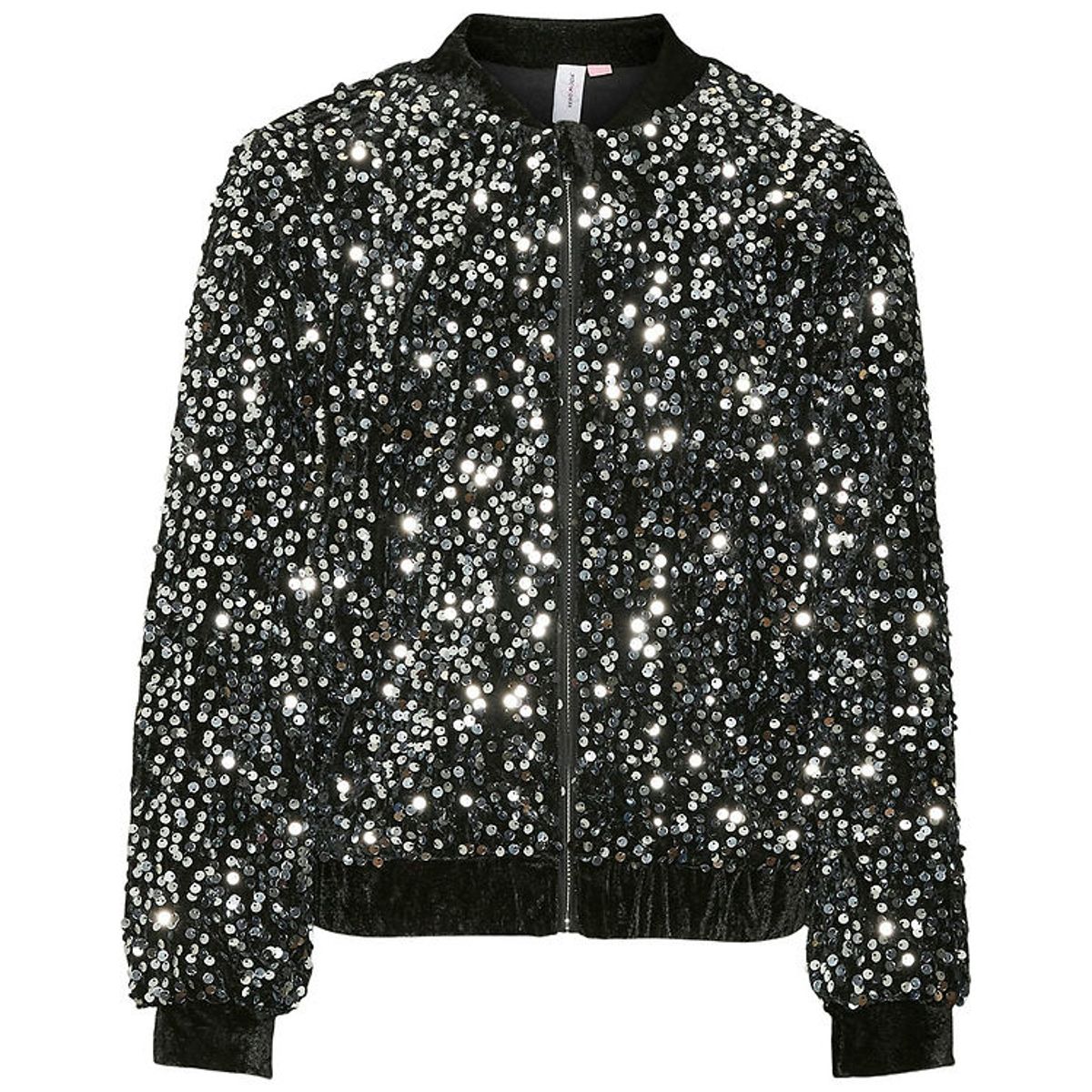 Vero Moda Girl Cardigan - VmBella - Black/Silver Sequin