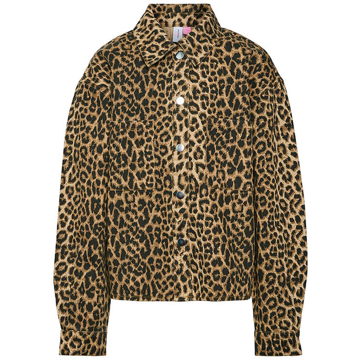 Vero Moda Girl Jakke - VmTullah - Silver Mink/Leopard