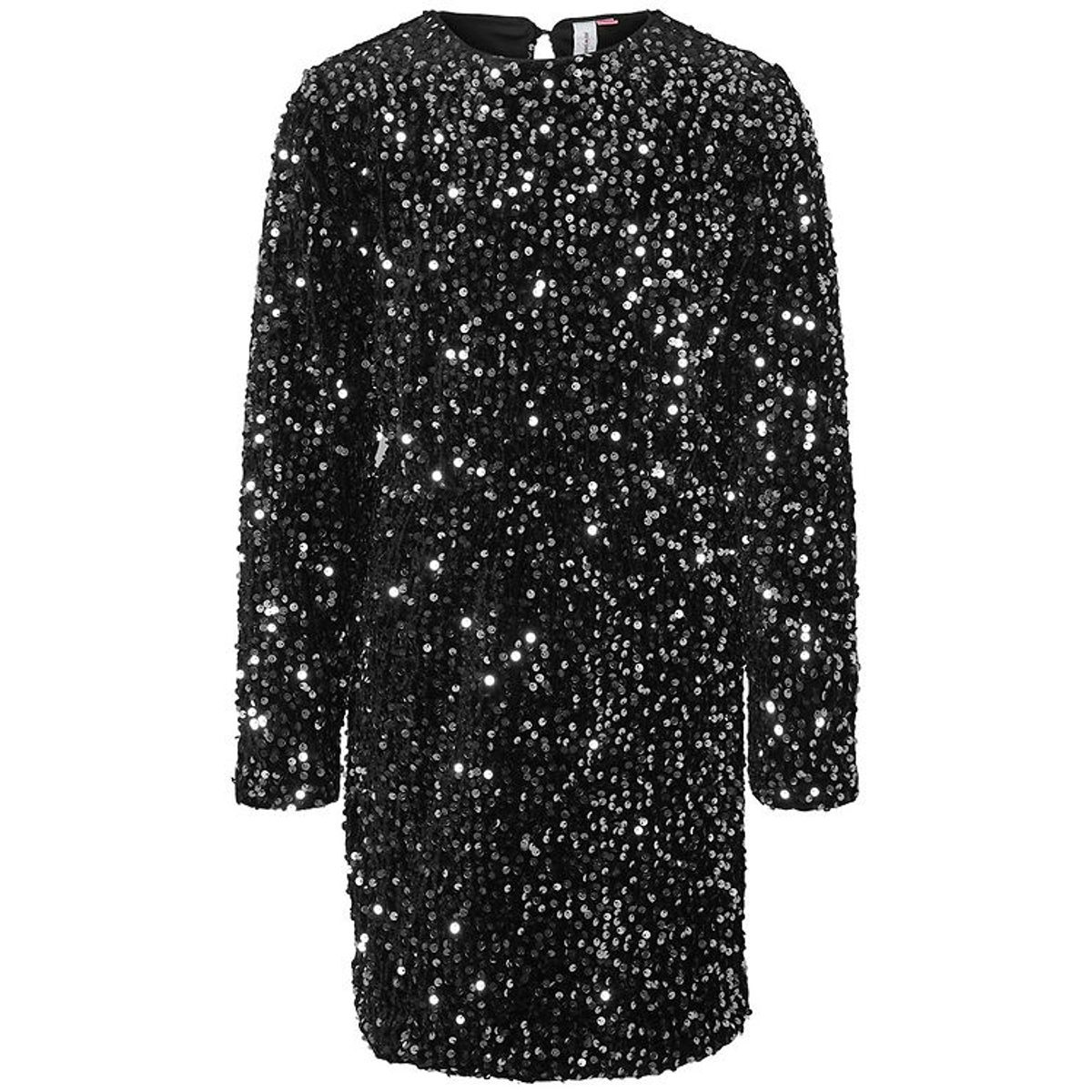 Vero Moda Girl Kjole - VmBella - Black/Silver Sequins