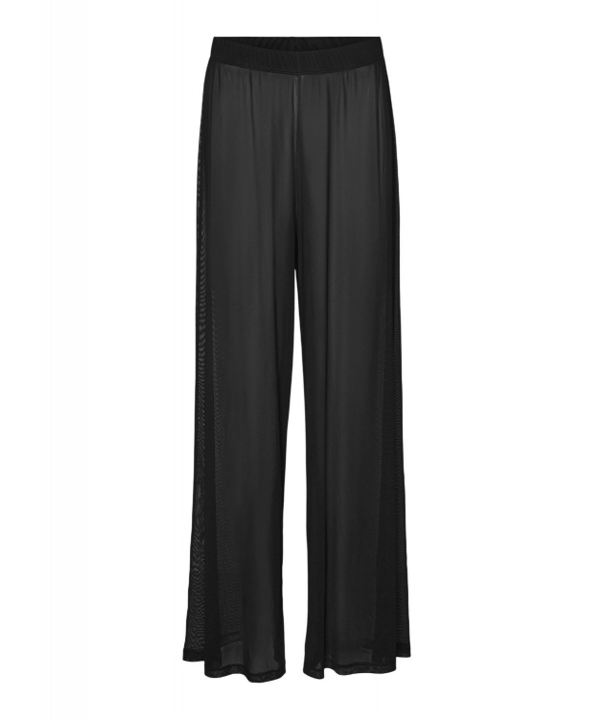 Vero Moda VMFAY loose fit beach pants i sort til kvinder