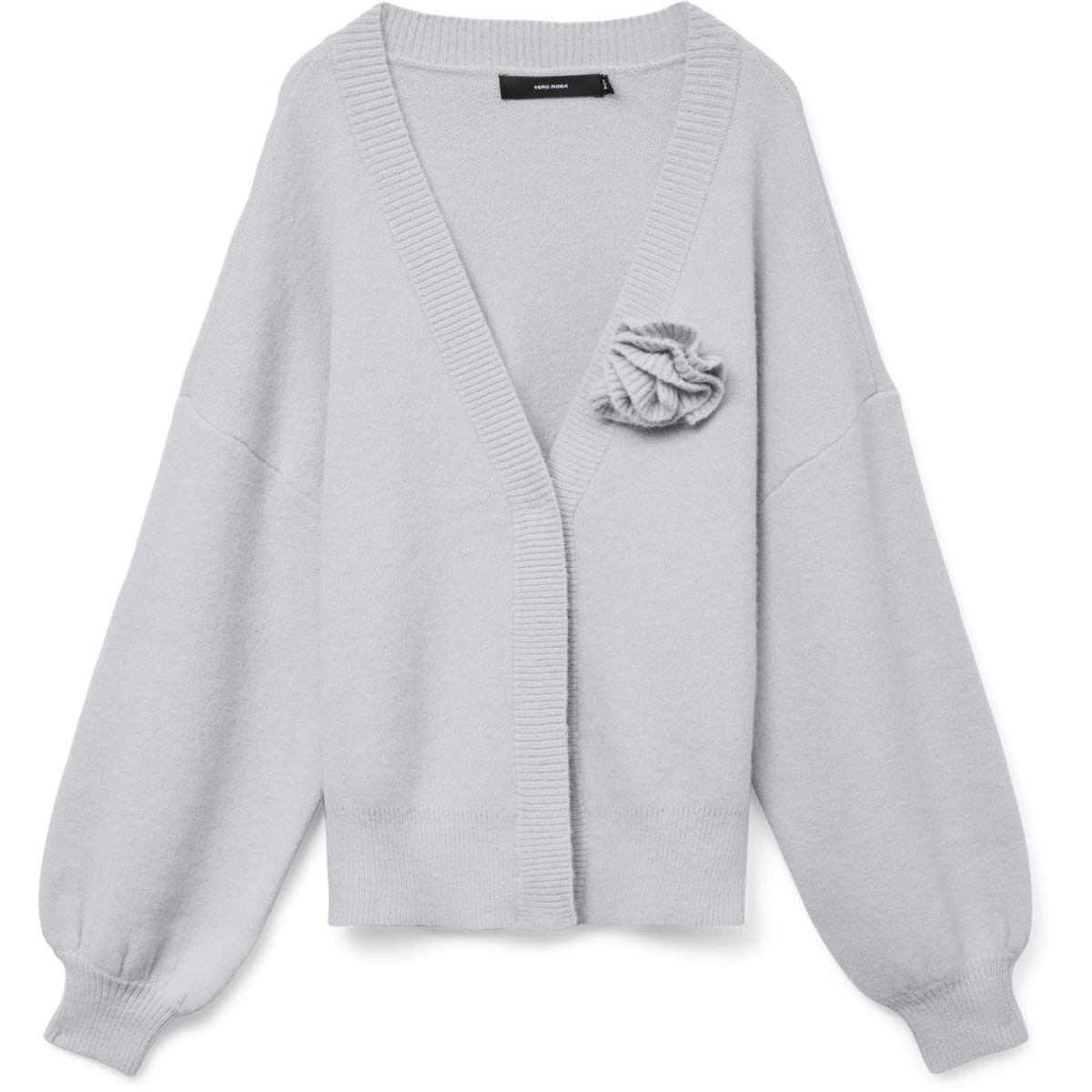 VERO MODE dame cardigan VMCARRIE - Light Grey Melange