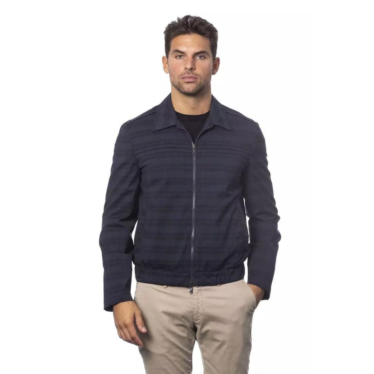 Verri Elegant Wool Blend Bomber Jacket