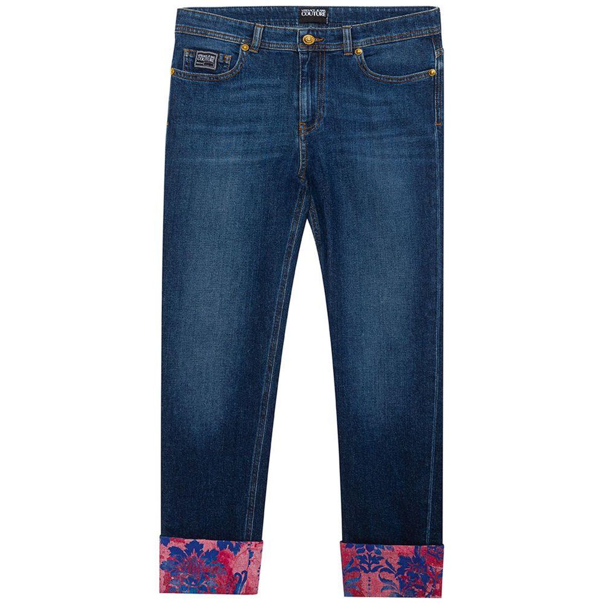 Versace Jeans Blue Cotton Jeans & Pants