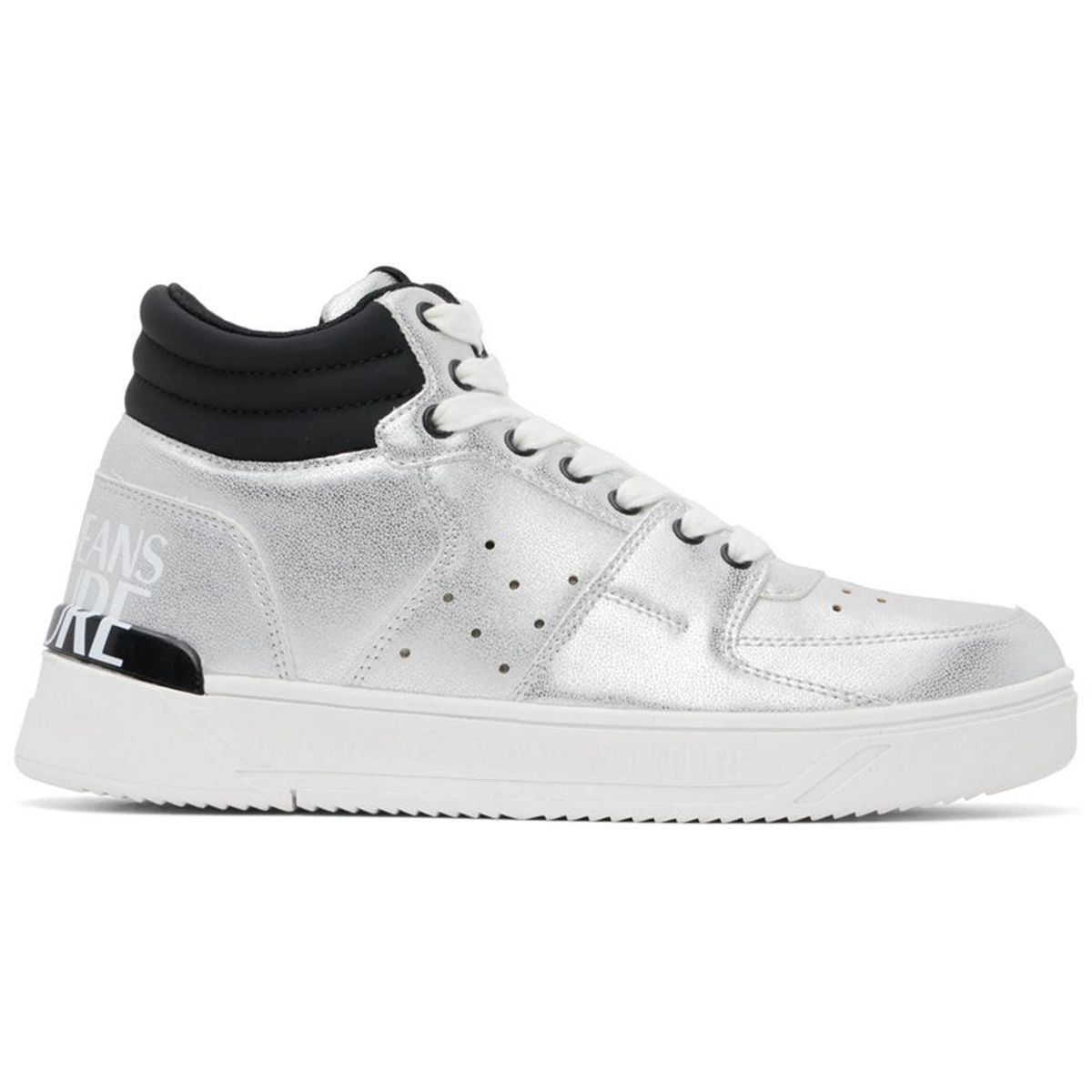 Versace Jeans Gray Polyethylene Sneakers