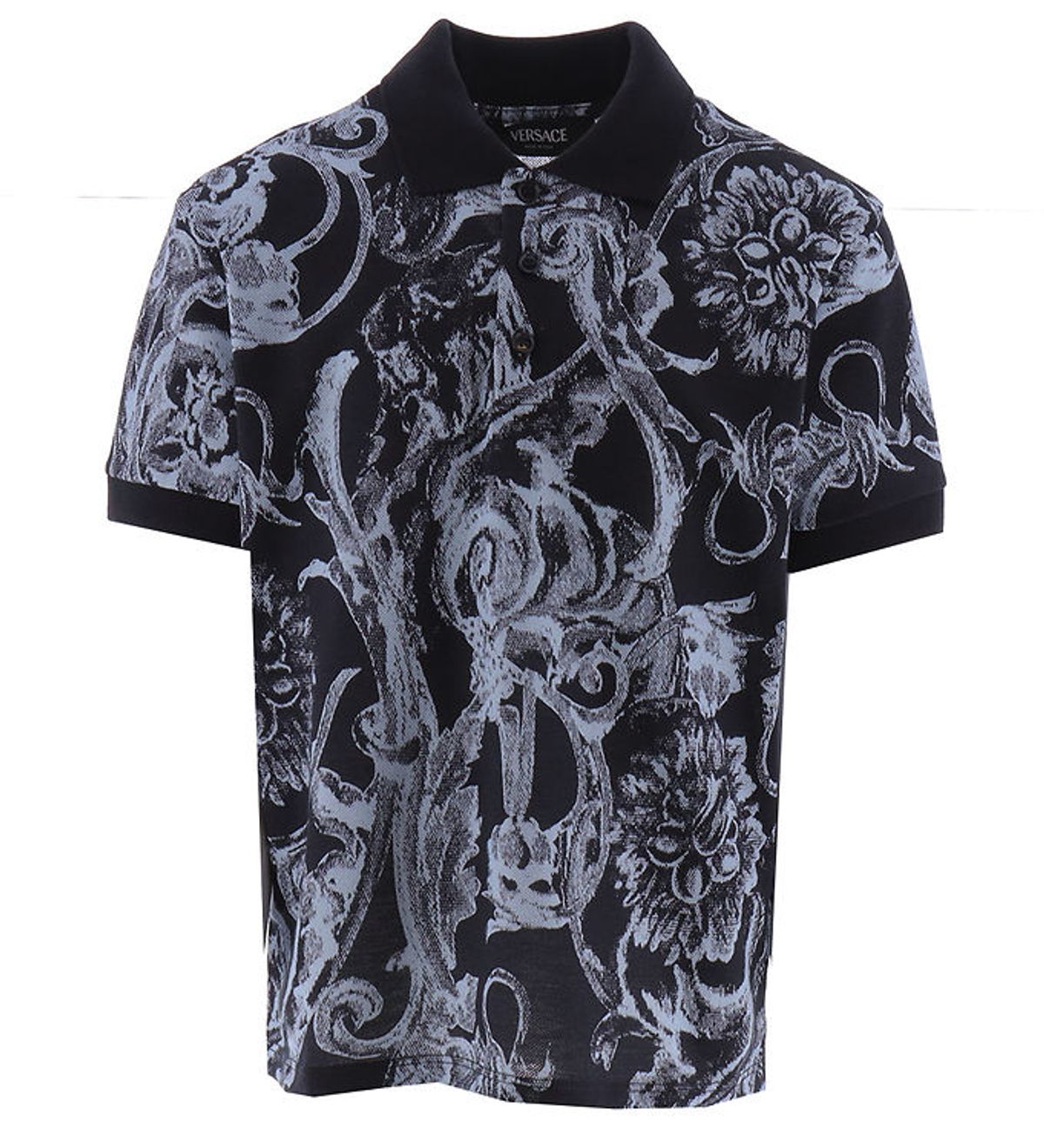 Versace Polo - Navy/Lyseblå