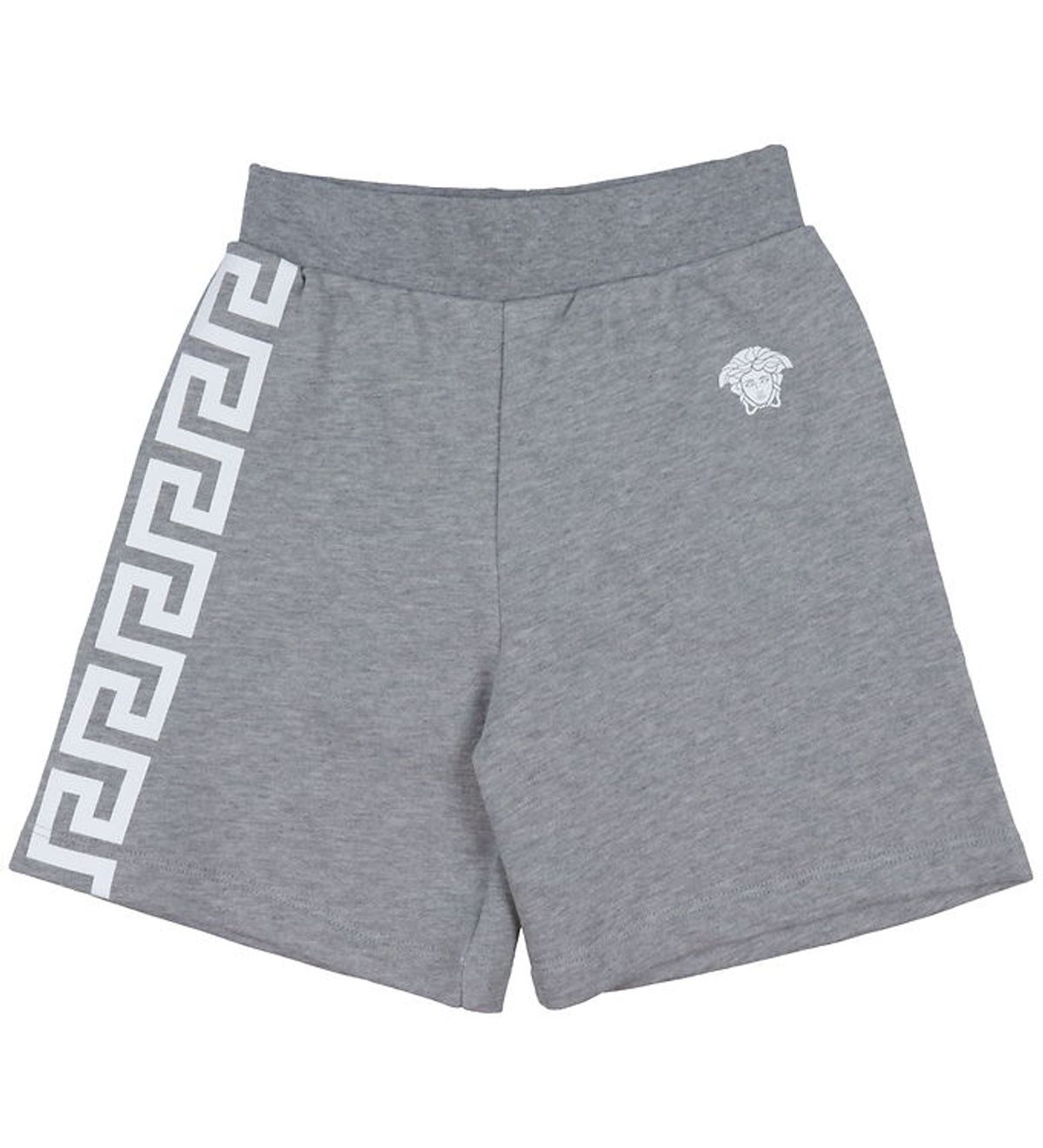 Versace Sweatshorts - Gråmeleret m. Hvid