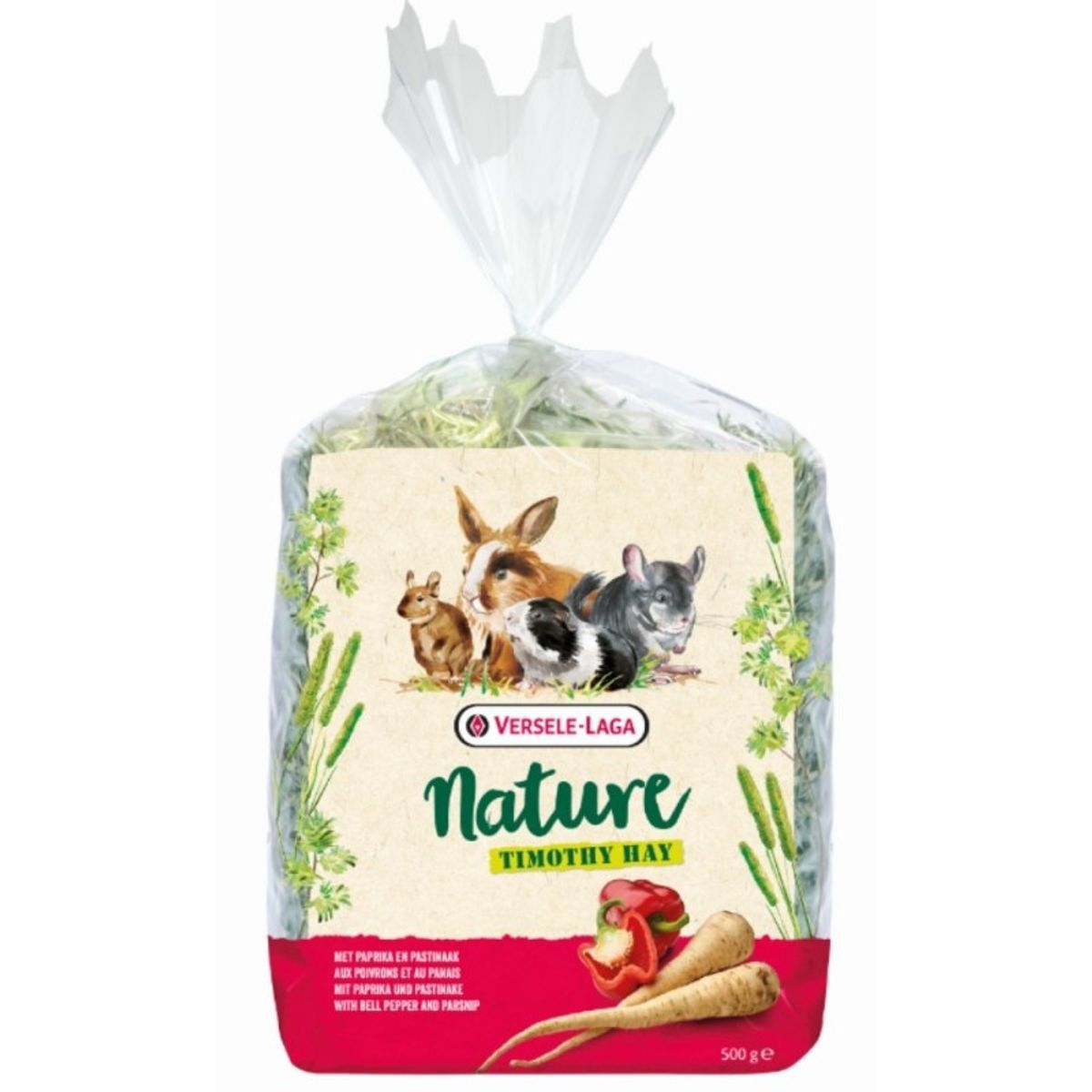 Versele-Laga Nature Timothy Hø - Med Peberfrugt & Pastinak - 500g