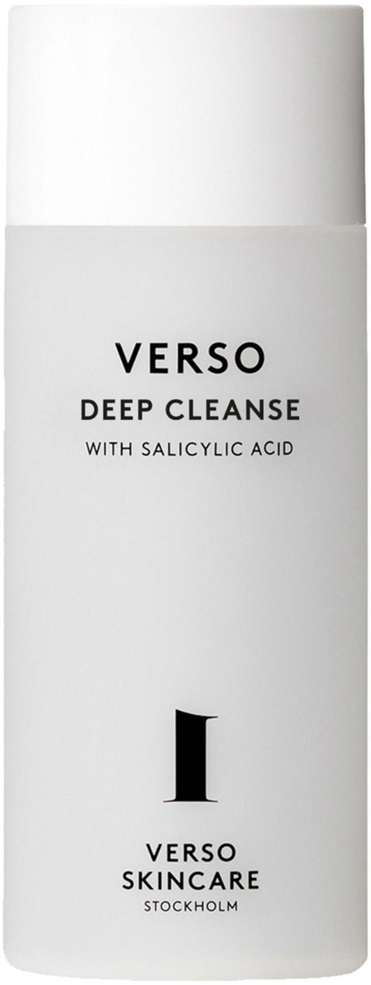 Verso skincare stockholm deep cleanse with salicylic acid no. 1 150ml