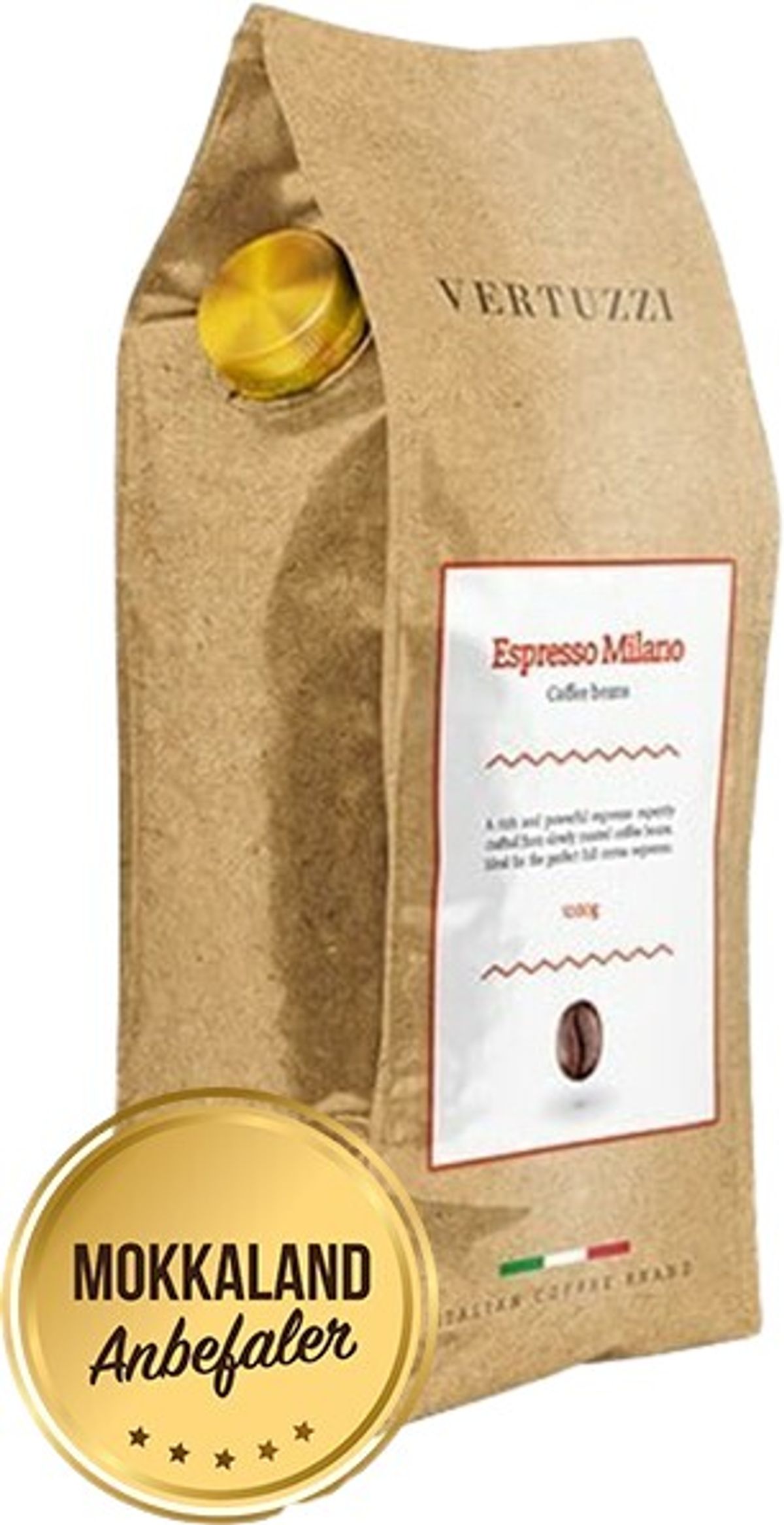 Vertuzzi - Espresso Milano (1000g) - Kaffebønner