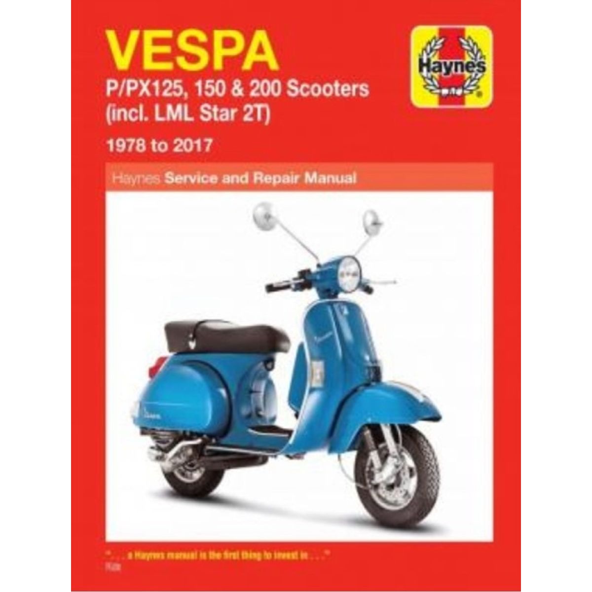 Vespa P/PX125, 150 & 200 Scooters (incl. LML Star 2T) (78-17)