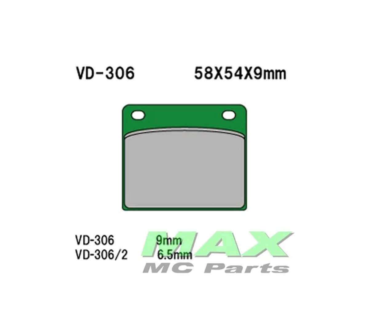 Vesrah VD-306 Bremseklodser