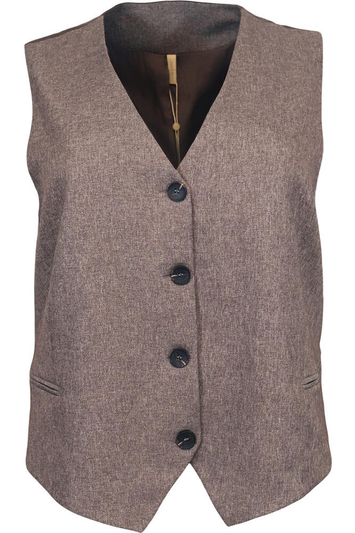 Vest - Nyella - Grey Melange - Cassiopeia