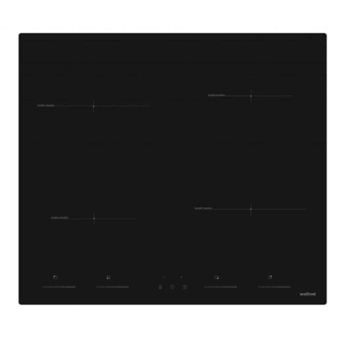 Vestfrost Induktionskogeplade HOF IKP604S - 2+2 års garanti