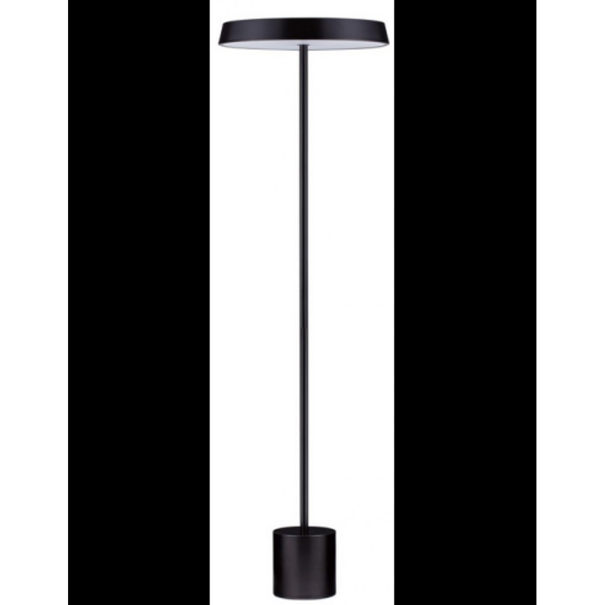 VETRO Gulvlampe i aluminium H136 cm 1 x 33W LED - Mat sort