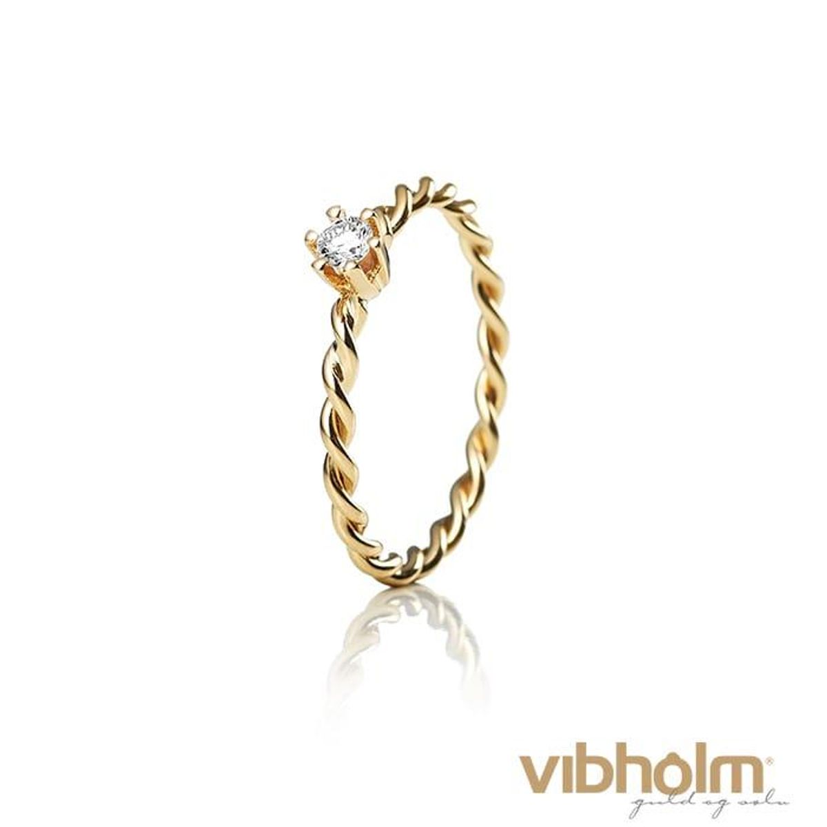 Vibholm Handmade - Snoet Ring V-009-585RG