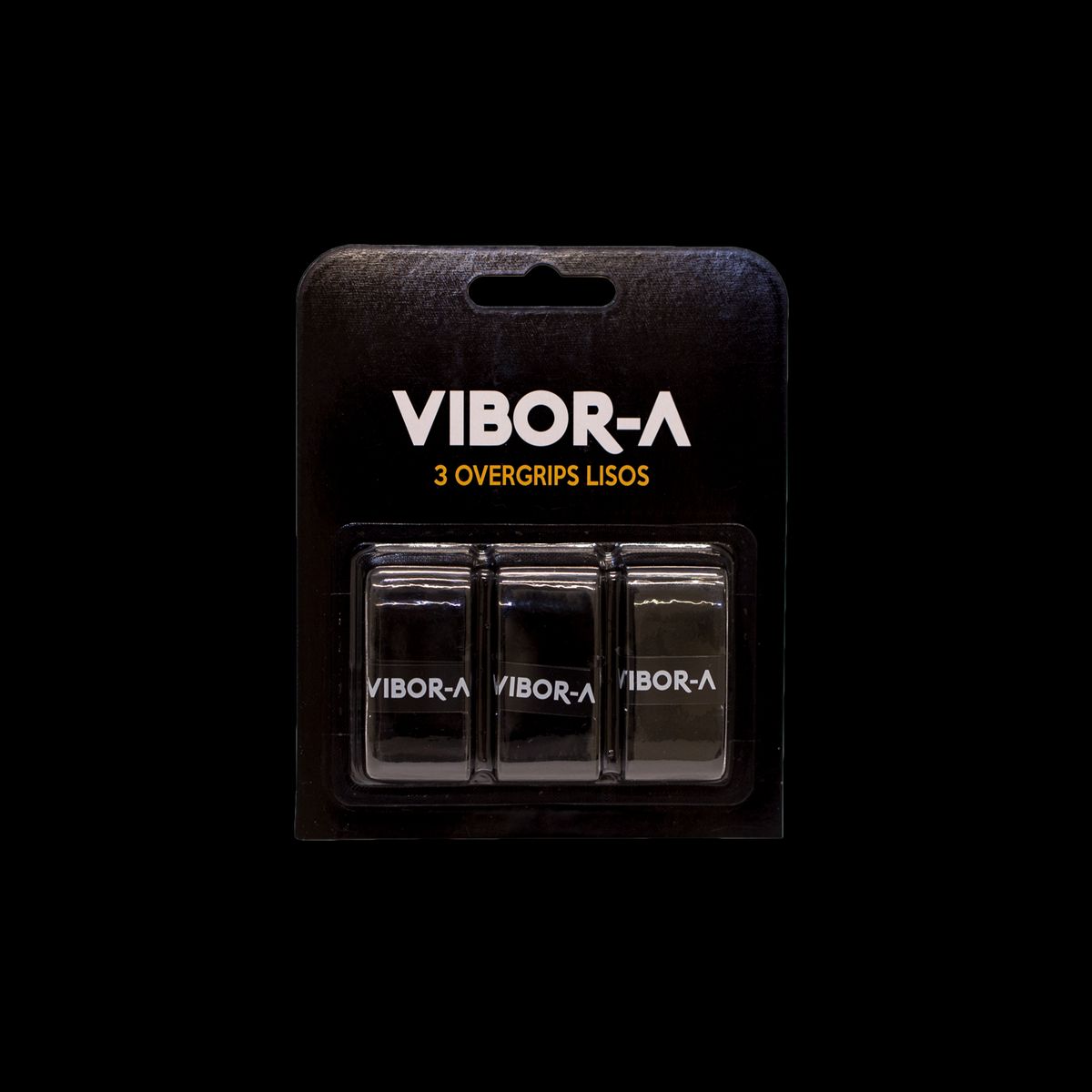 Vibor-A Blister 3 Pack Overgrips Pro Soft Black