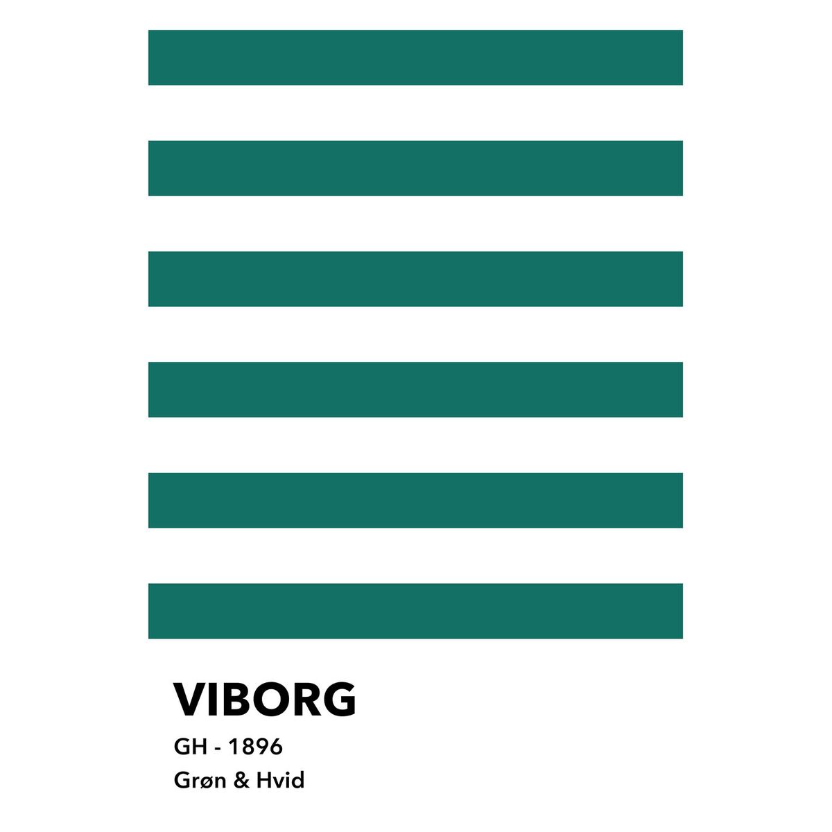 Viborg - Gr?n & Hvid af Ol? Ol?