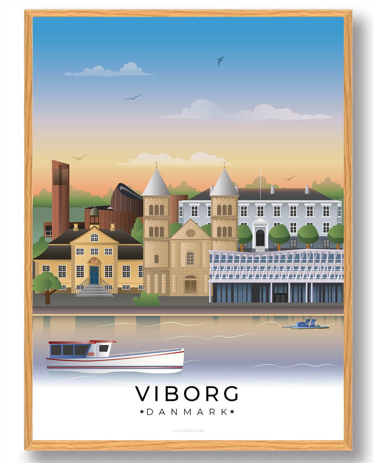 Viborg plakat (RESTPARTI) (Størrelse: XL - 70x100cm)