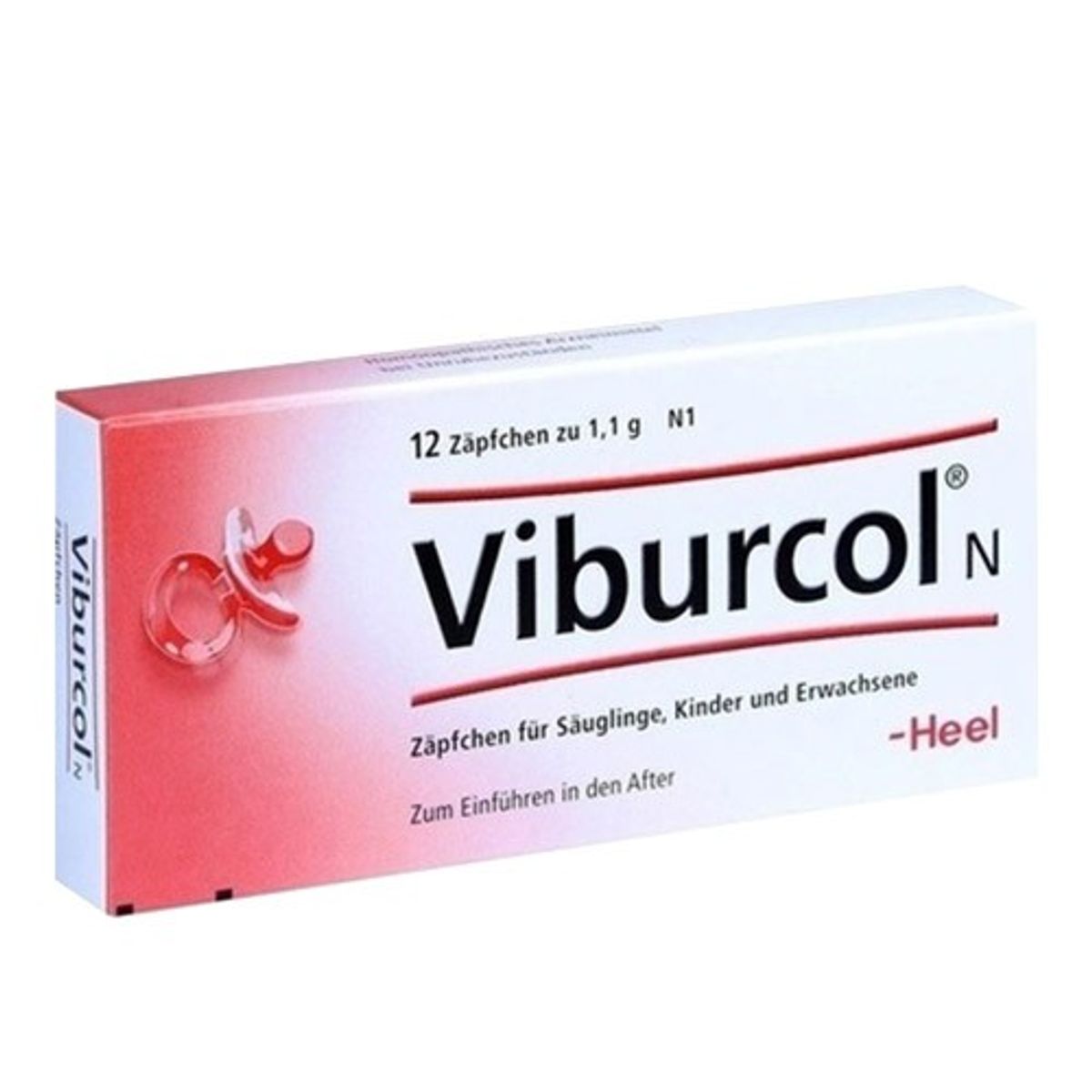 Viburcol stikpiller indh. 12 stk - 1 styk - Heel