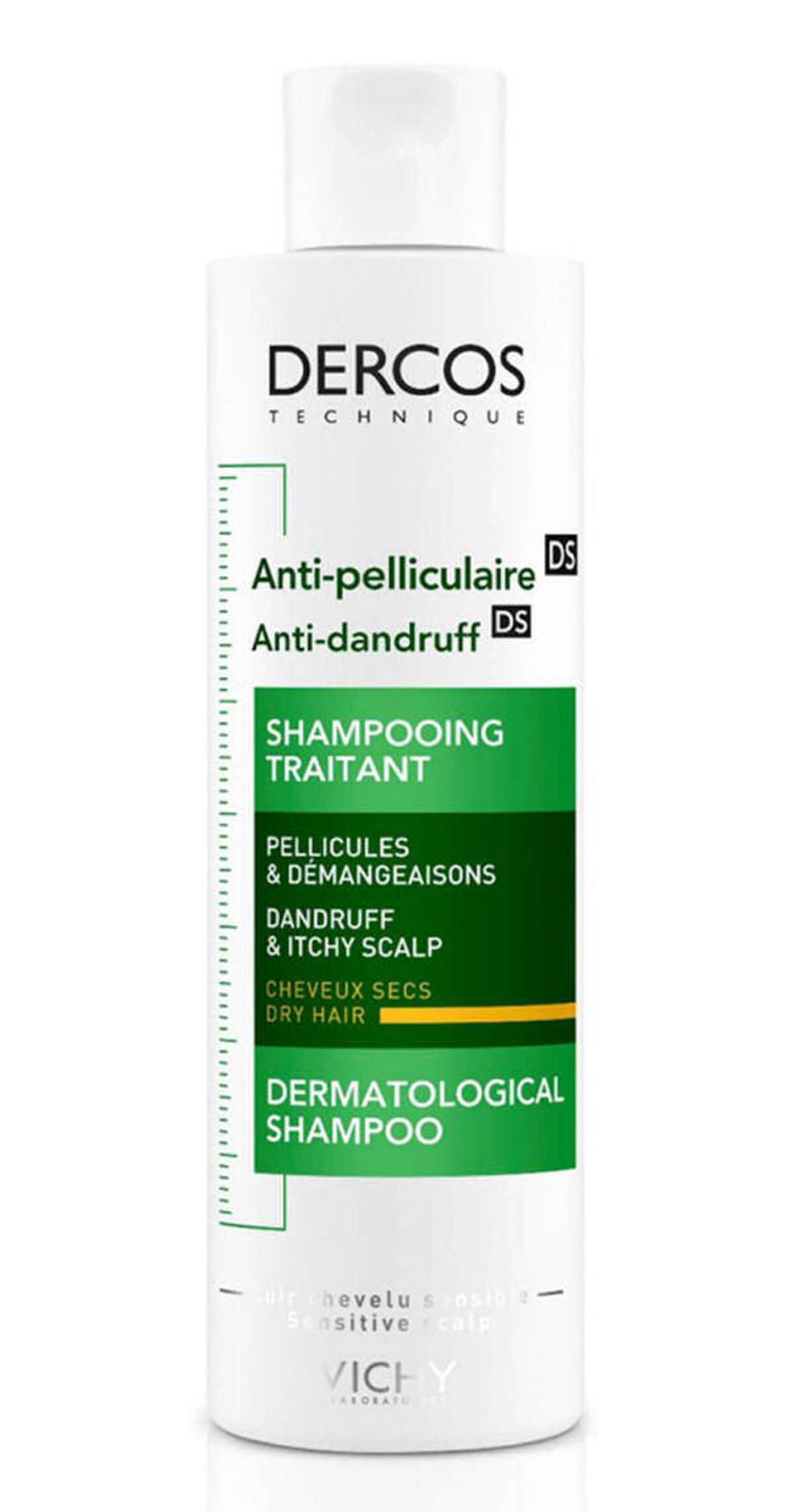 Vichy dercos technique anti dandruff dermatological shampoo 200ml