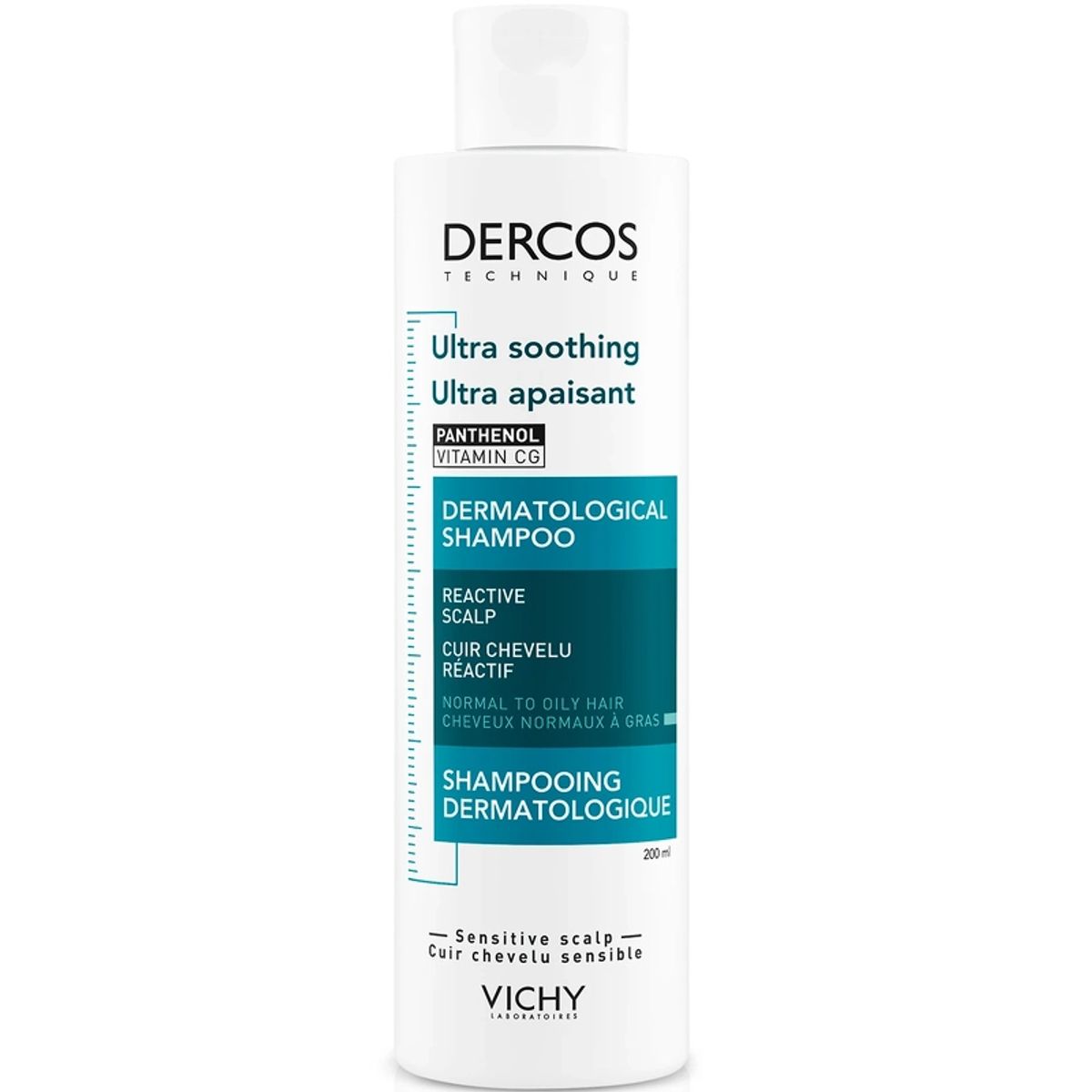 Vichy Dercos Technique Ultra Soothing Shampoo Normal/Oily Hair 200 ml