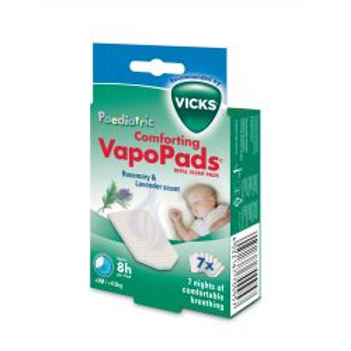 Vicks Vapopads, Rosmarin & Lavendel, 7 Duft Pads