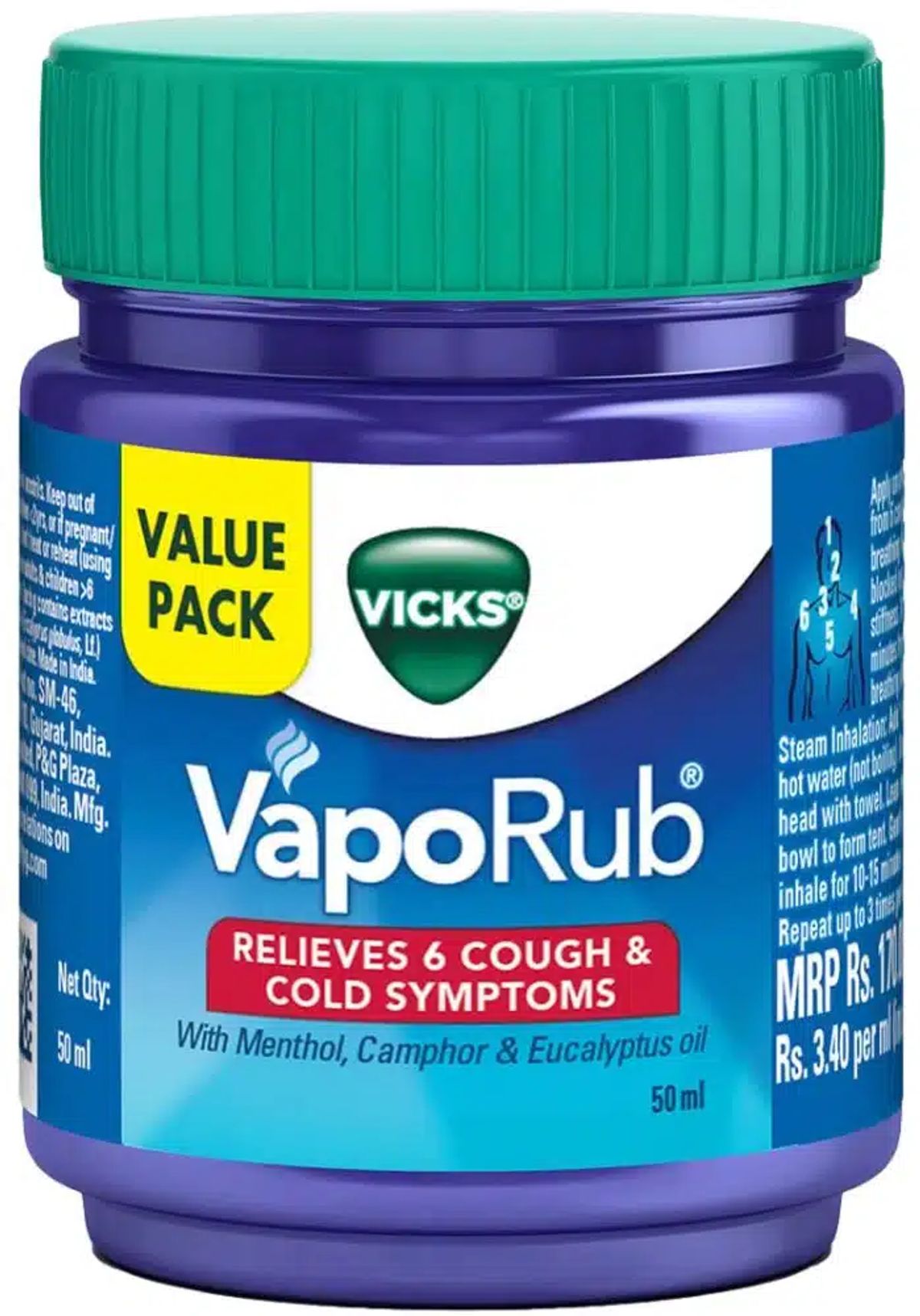 Vicks VapoRub Salve 50 ml