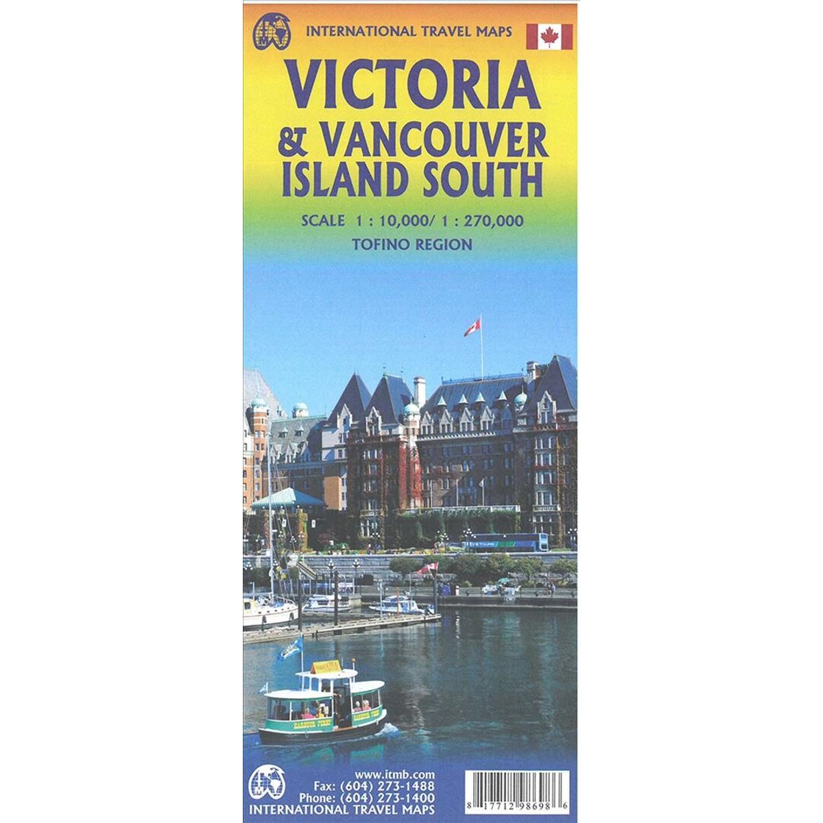 Victoria & Vancouver Island South Half - Itmb - English Book