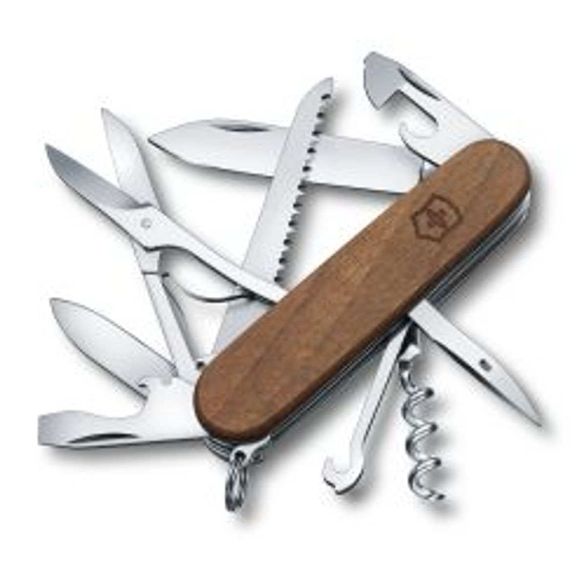 Victorinox Huntsman Wood, 91 Mm, Walnut In Blister - Multitool