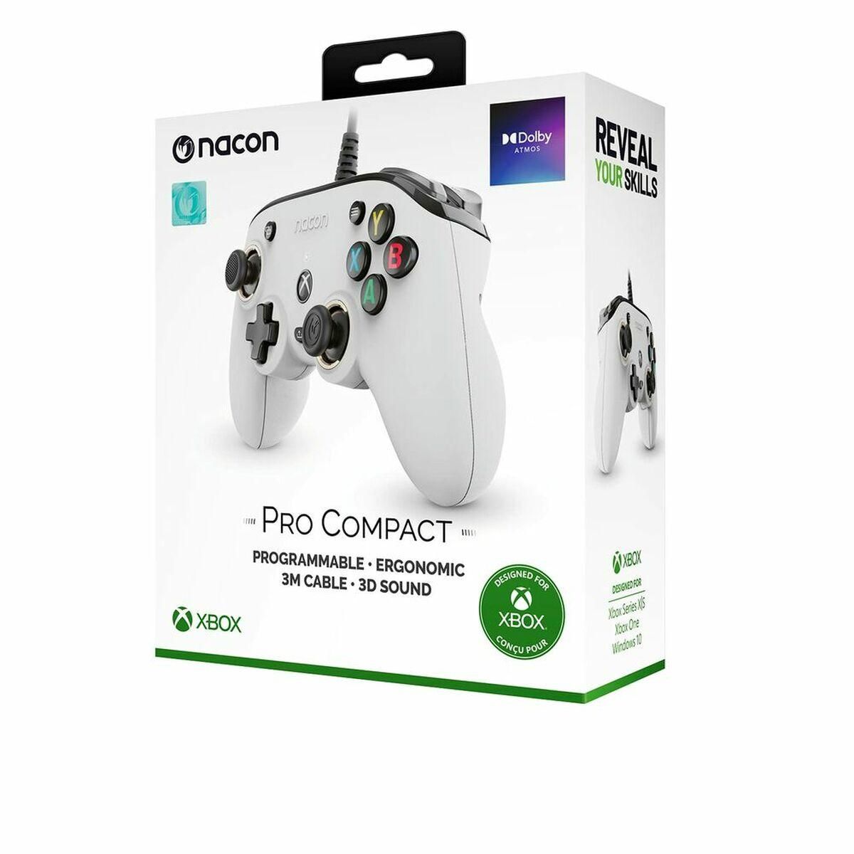 Videospil-konsol joystick Nacon XBXPROCOMPACTWHITE