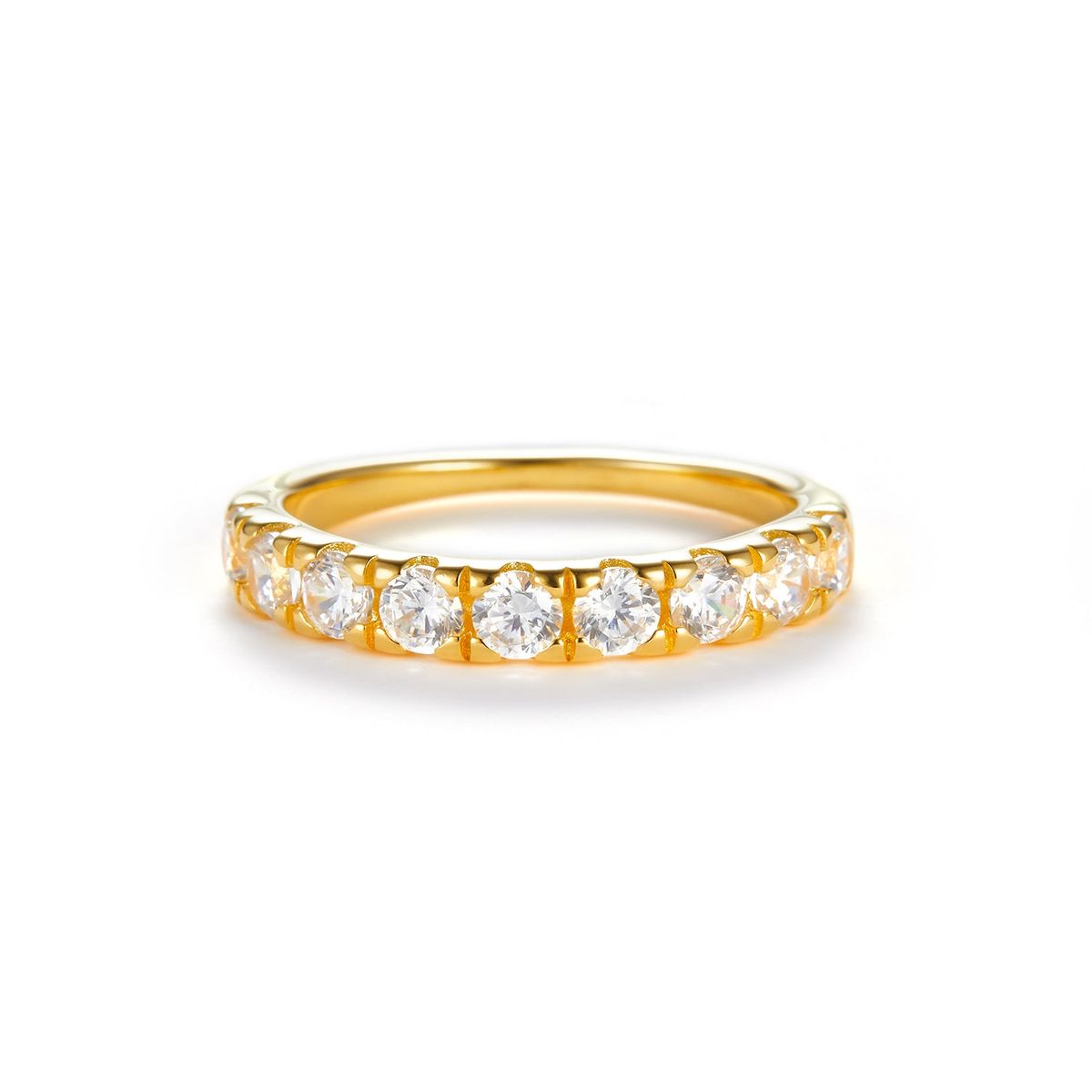 View Jewellery - Tiffanie ring, zirkoner Forgyldt sølv sterlingsølv