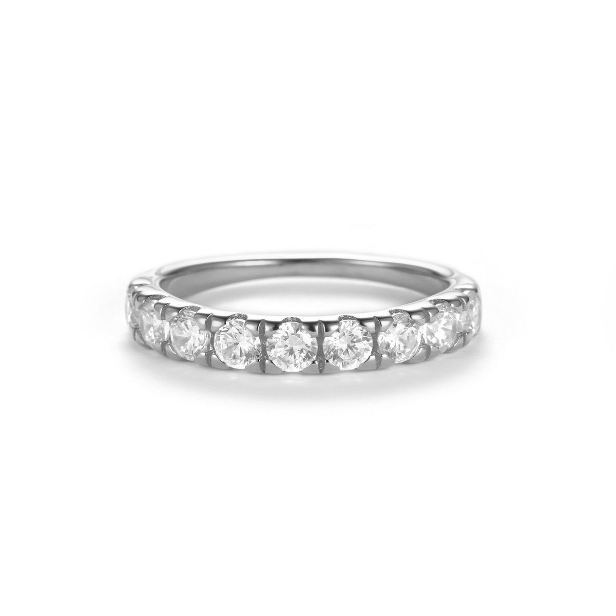 View Jewellery - Tiffanie ring, zirkoner Rhodineret sølv sterlingsølv