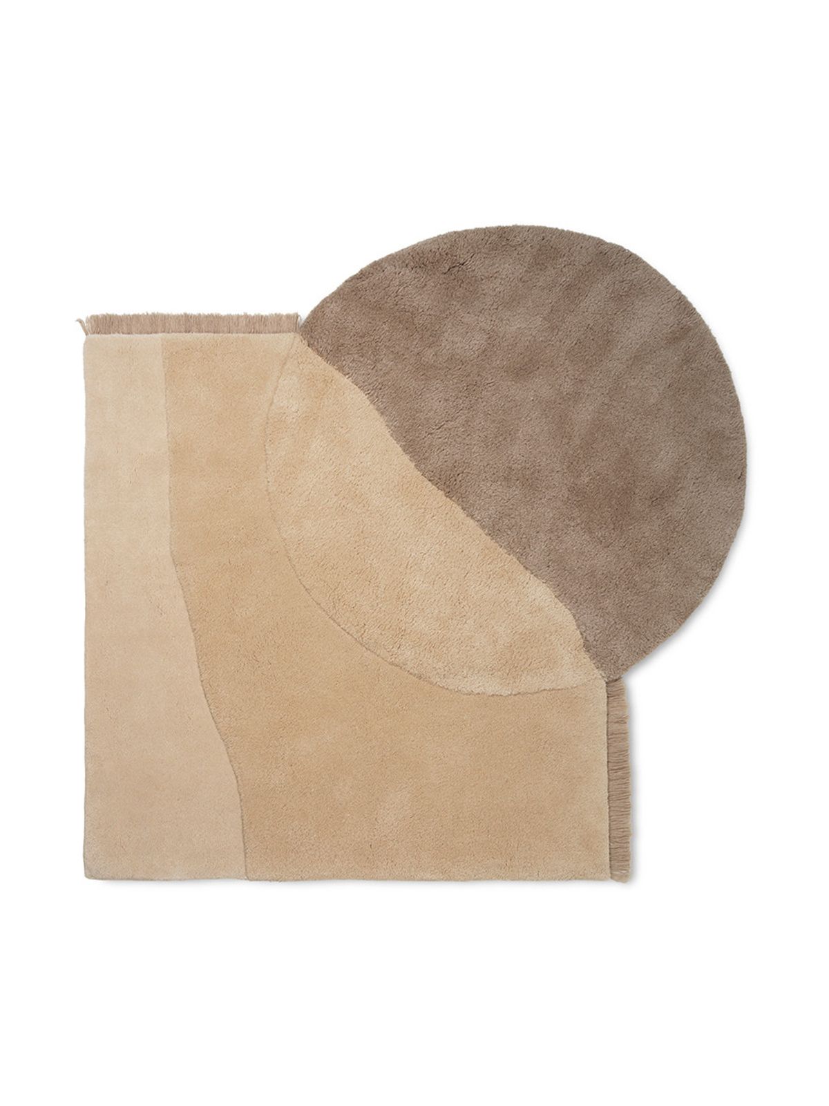 View Tufted Rug fra Ferm Living (Beige)