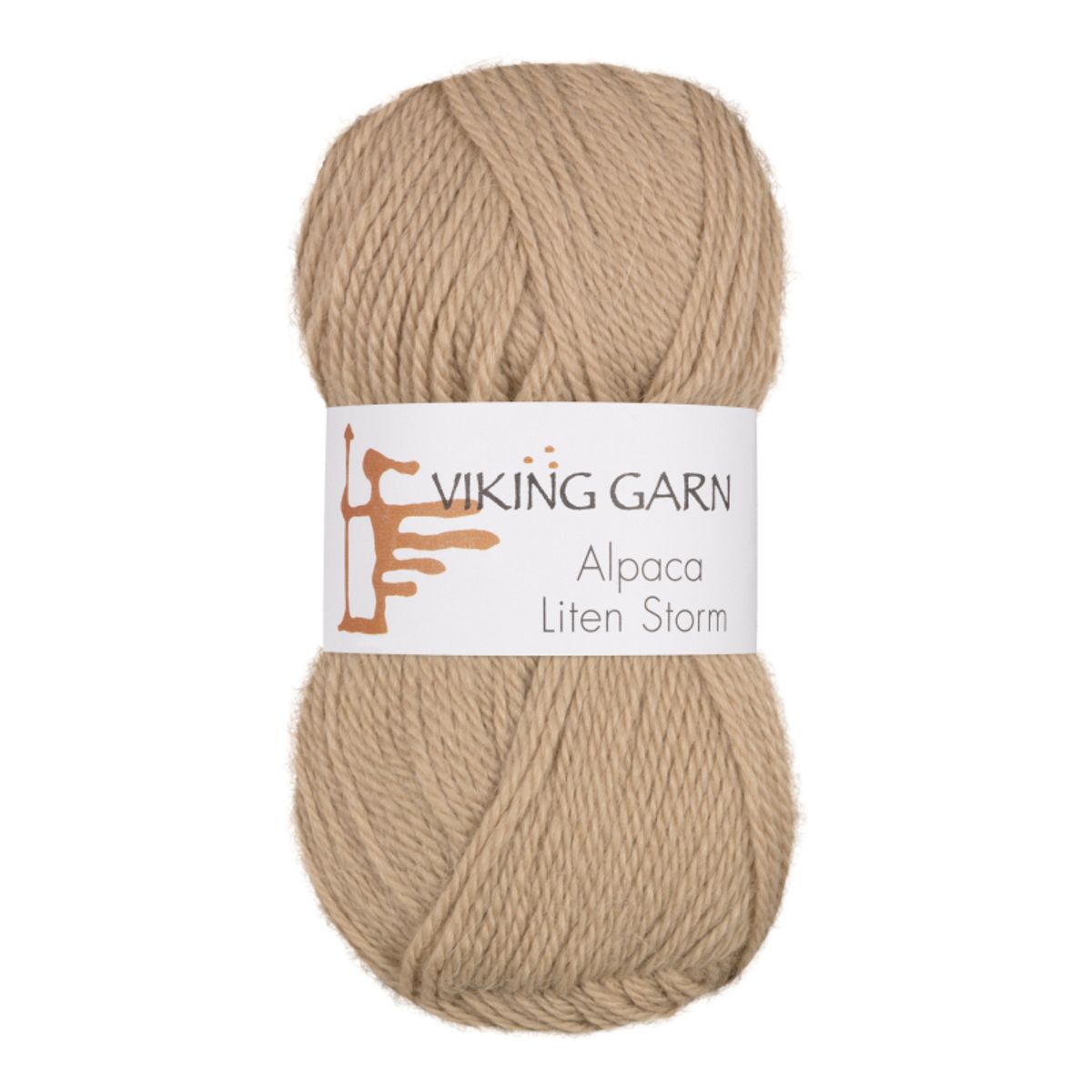 Viking Alpaca Liten Storm 710 Beige, Alpaca / Merino uld, fra Viking