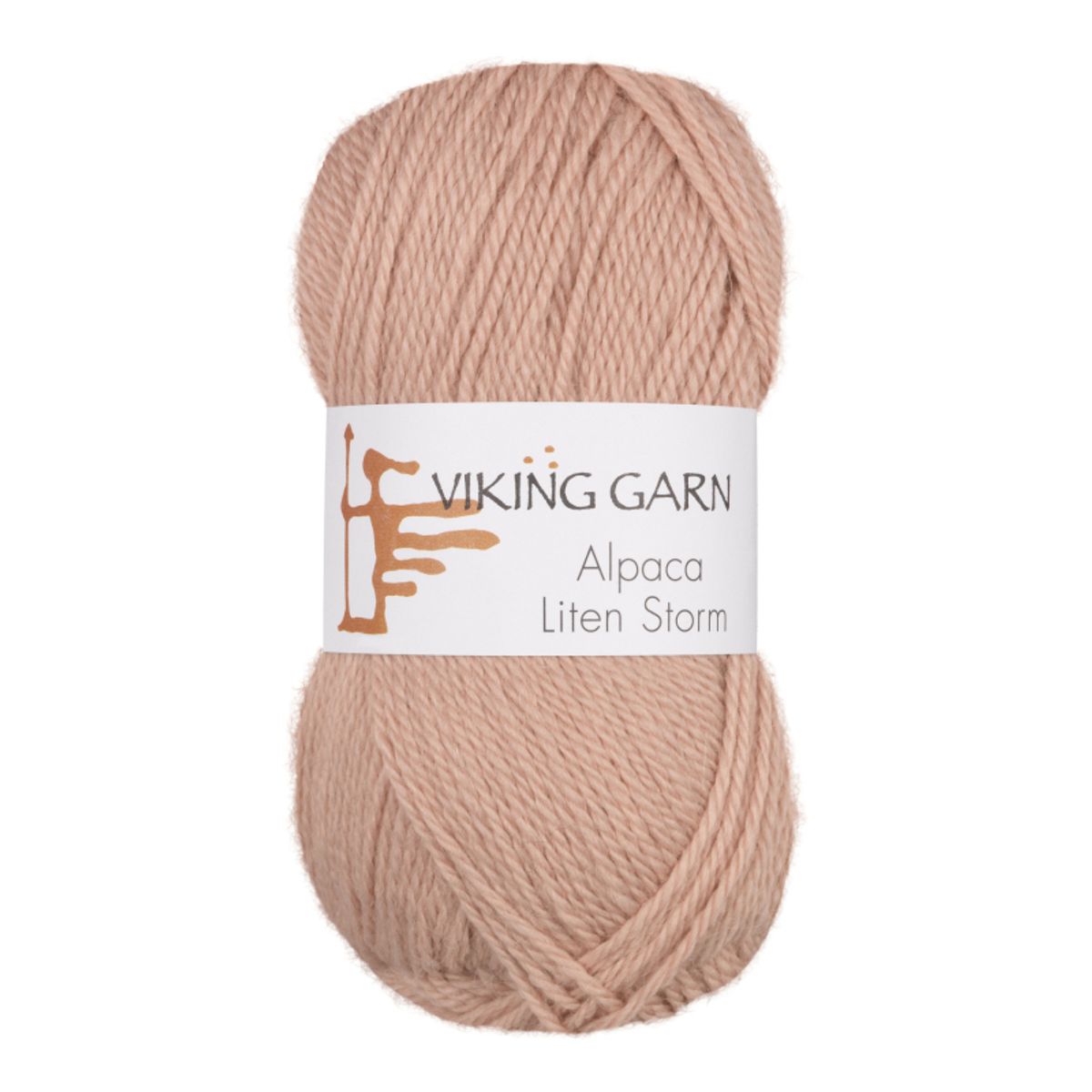 Viking Alpaca Liten Storm 762 Pudderrosa, Alpaca / Merino uld, fra Viking