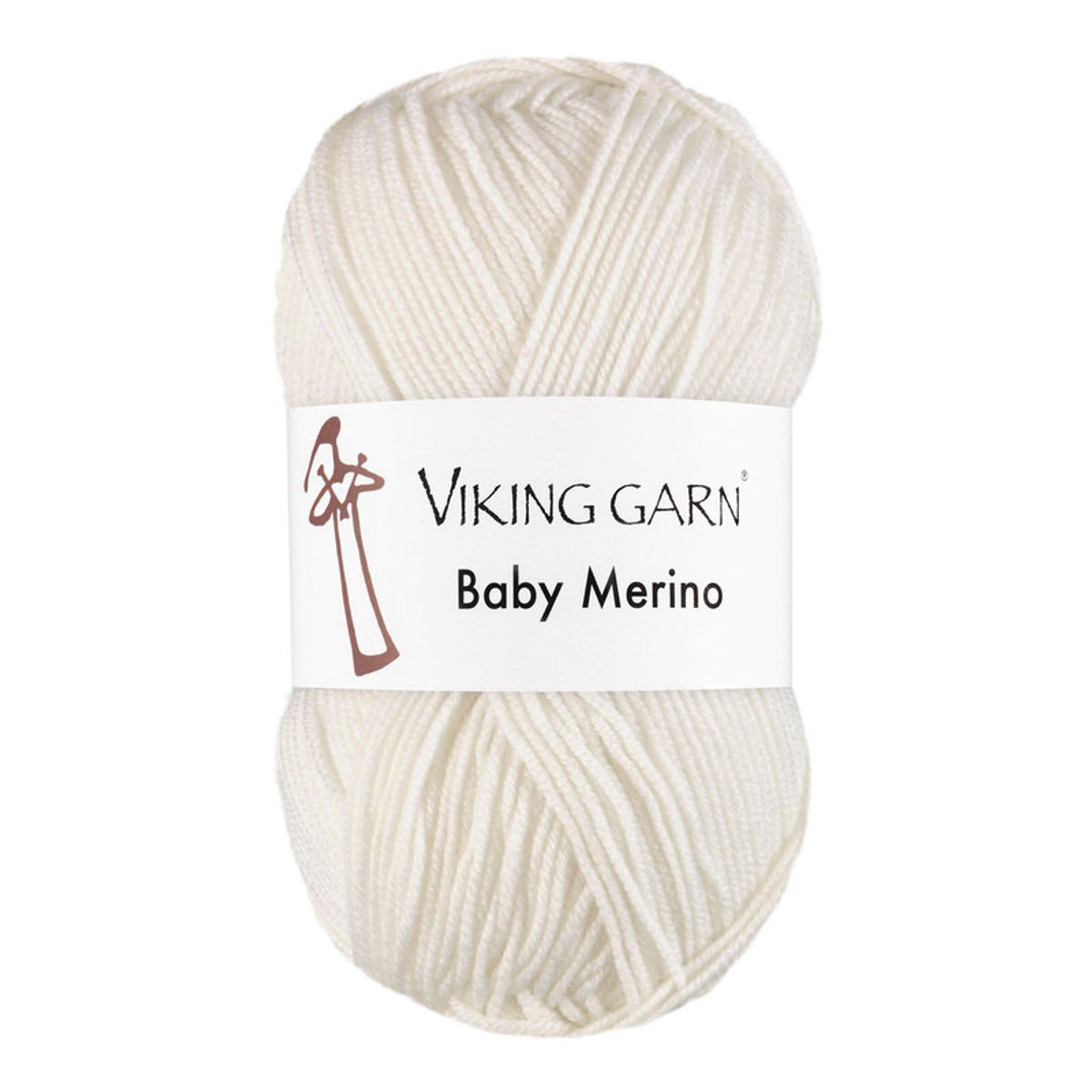 Viking Baby Merino - 200 Hvid, Merinould, fra Viking