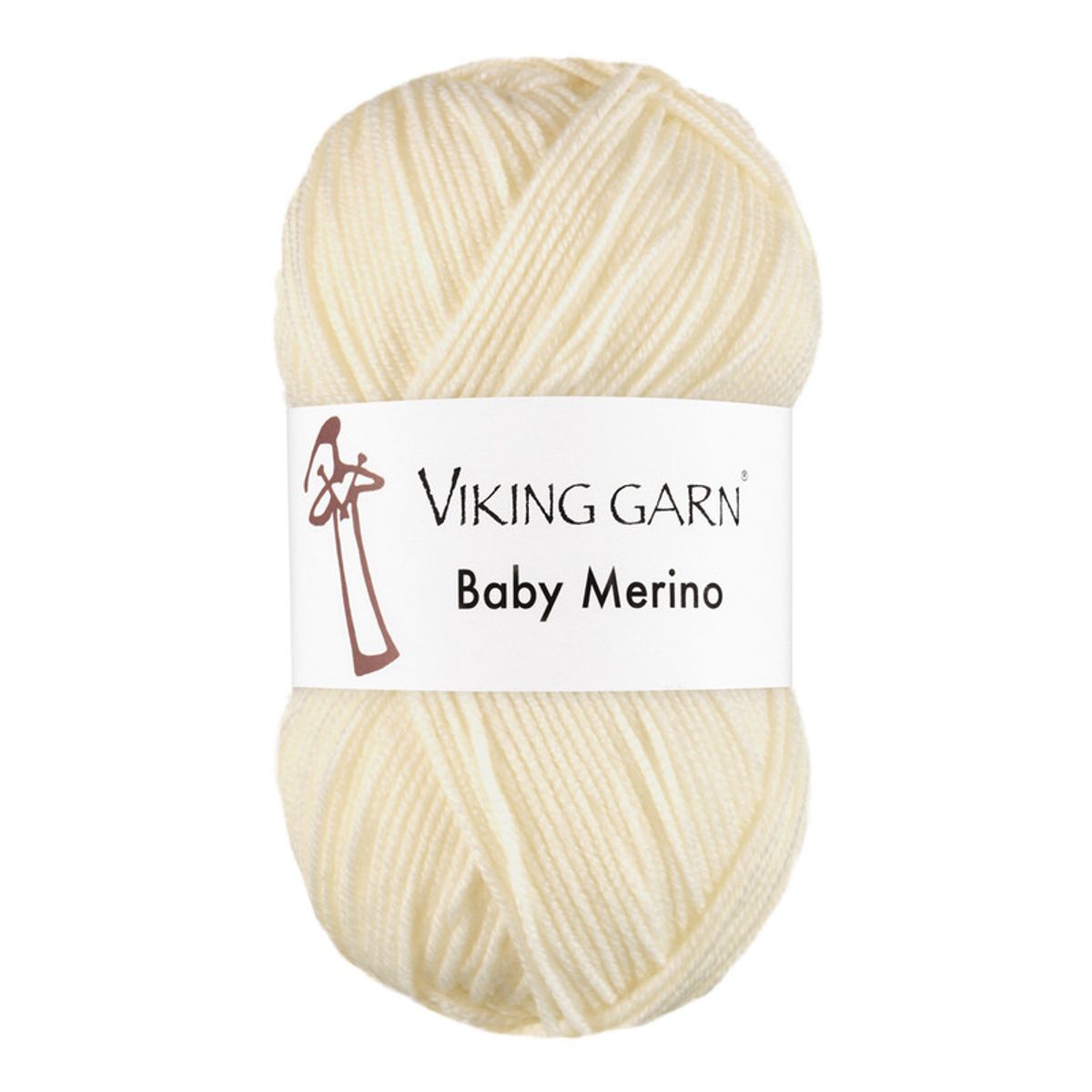 Viking Baby Merino - 202 Natur, Merinould, fra Viking