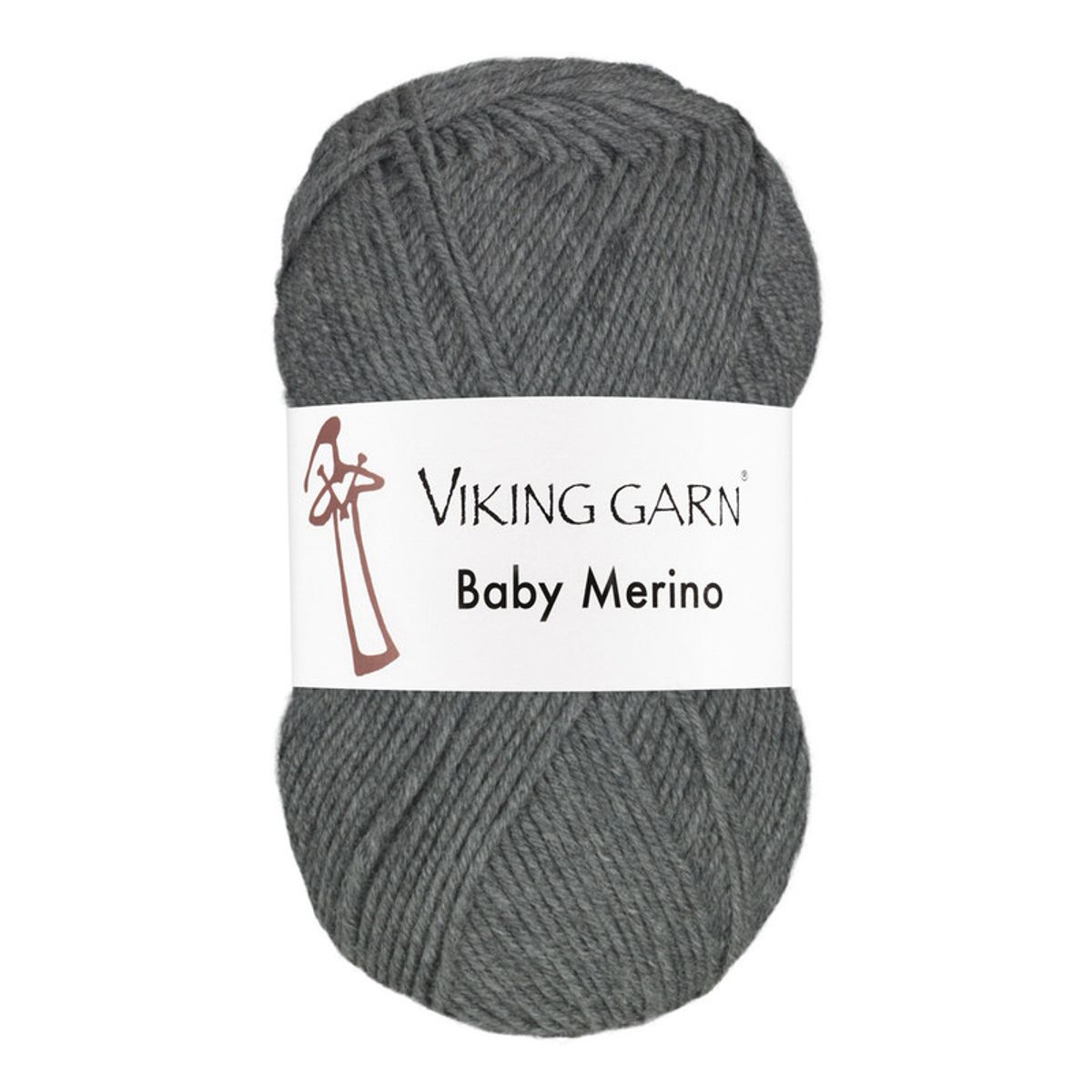 Viking Baby Merino - 215 Grå, Merinould, fra Viking