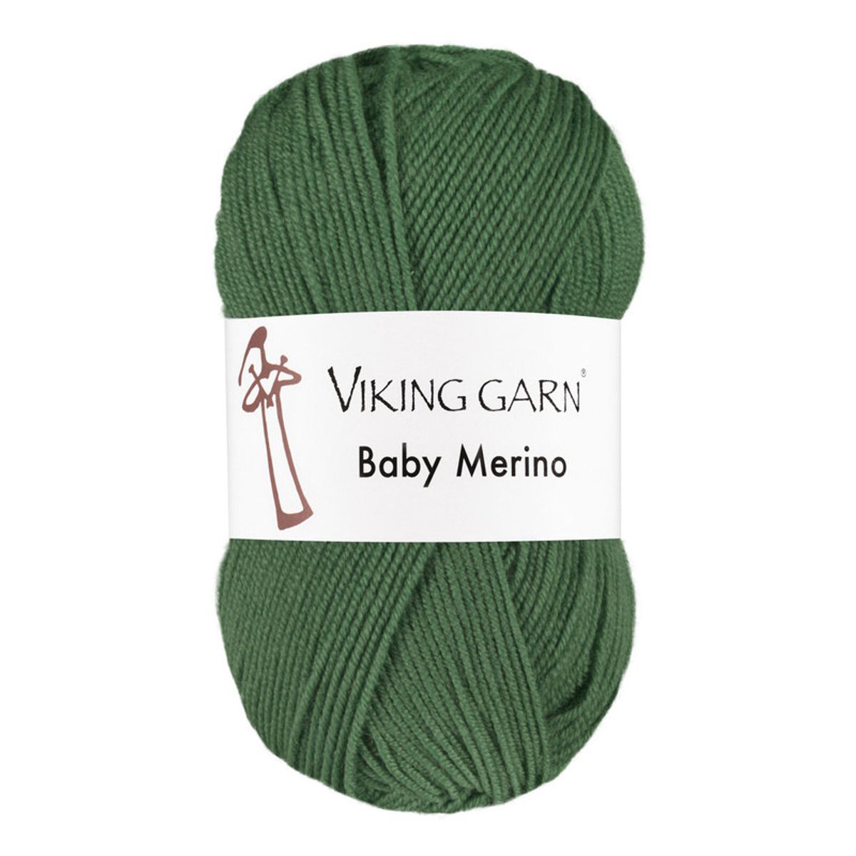 Viking Baby Merino - 234 Grøn, Merinould, fra Viking