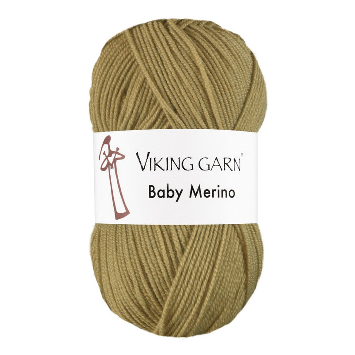 Viking Baby Merino - 241 Kakigrøn, Merinould, fra Viking