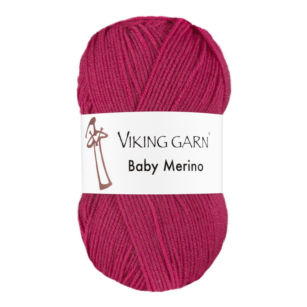 Viking Baby Merino - 265 Cerise, Merinould, fra Viking