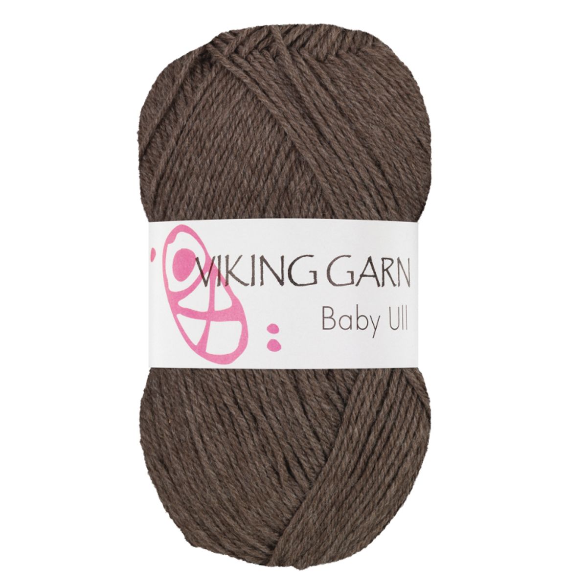 Viking Baby Ull - 308 Brun, Merinould, fra Viking