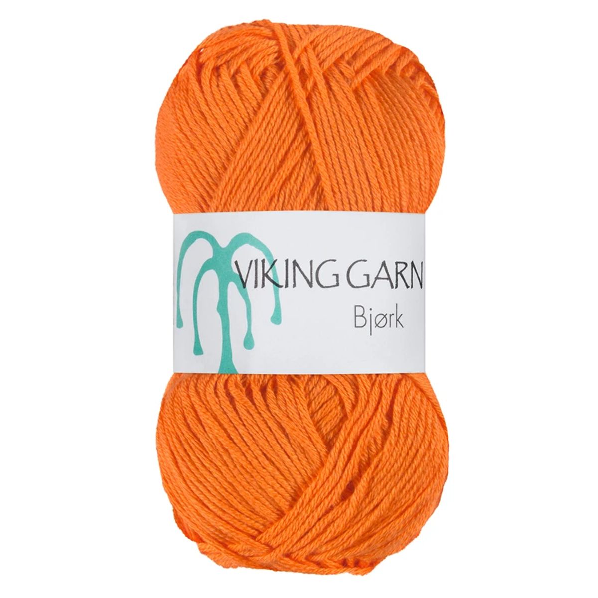 Viking Bjørk - 553 Stærk Orange, Blandingsgarn, fra Viking