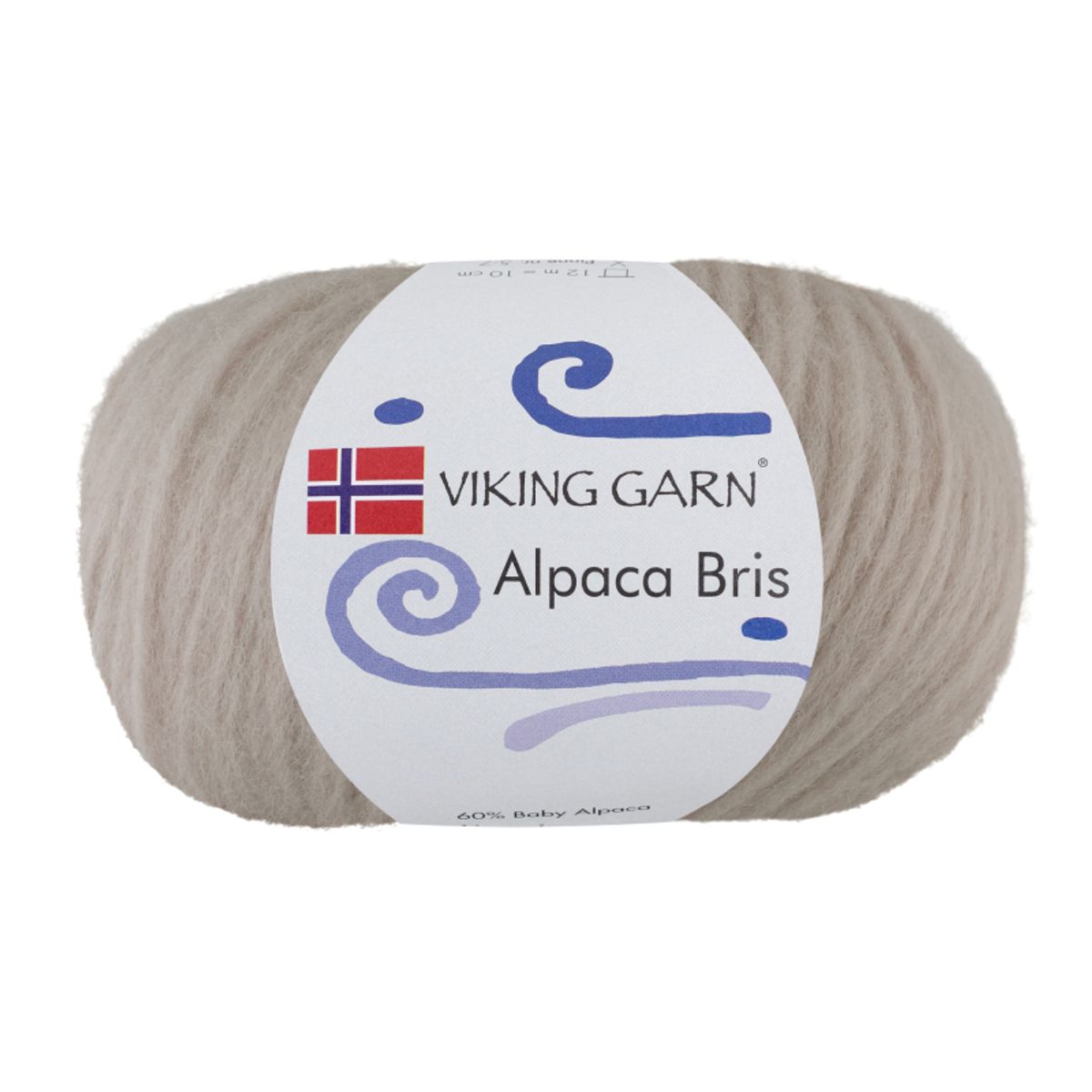 Viking Bris - 307 Beige, Alpacagarn, fra Viking