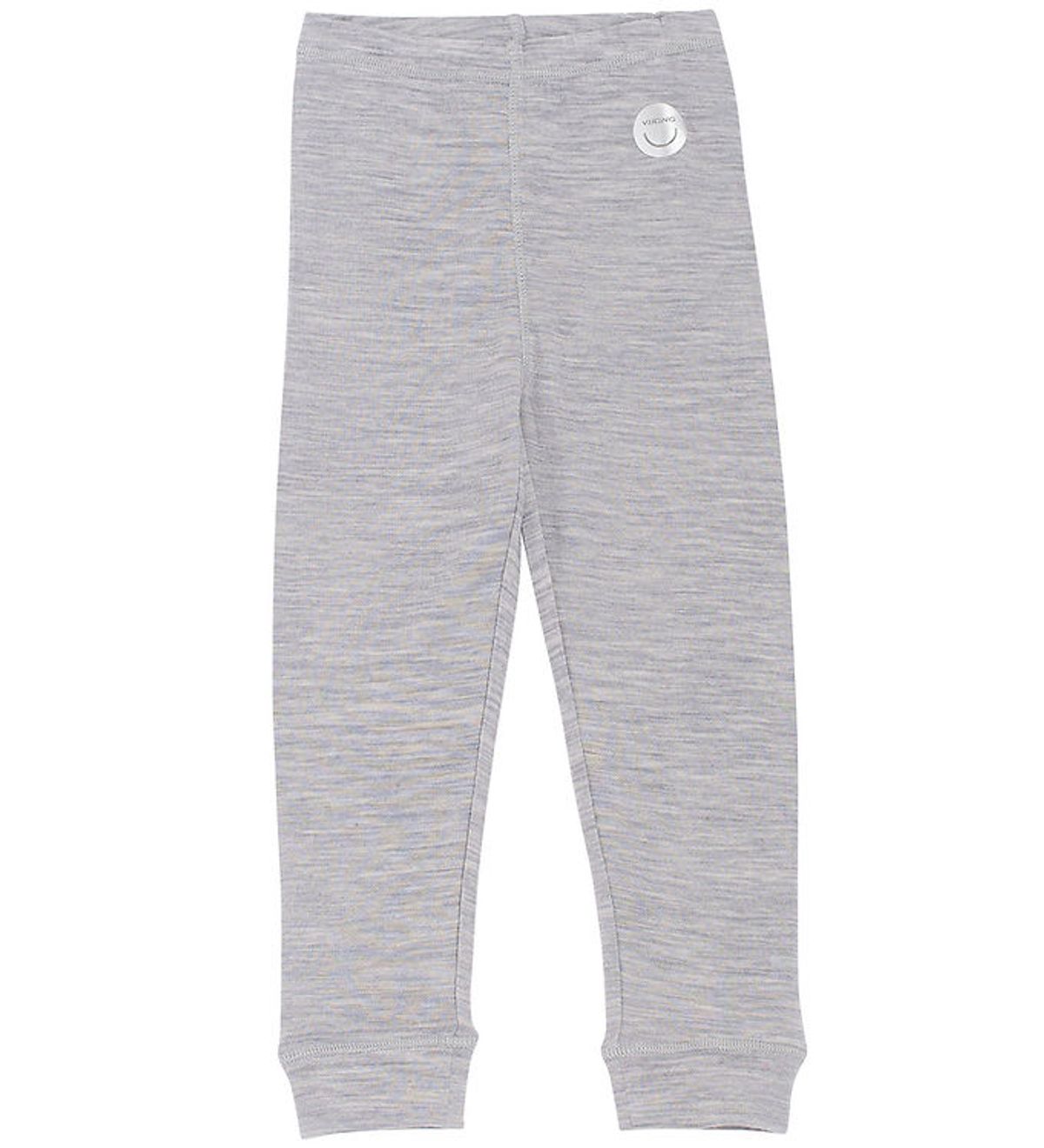 Viking Bukser - Uld/Bambus - Baselayer - Grey/Light Grey